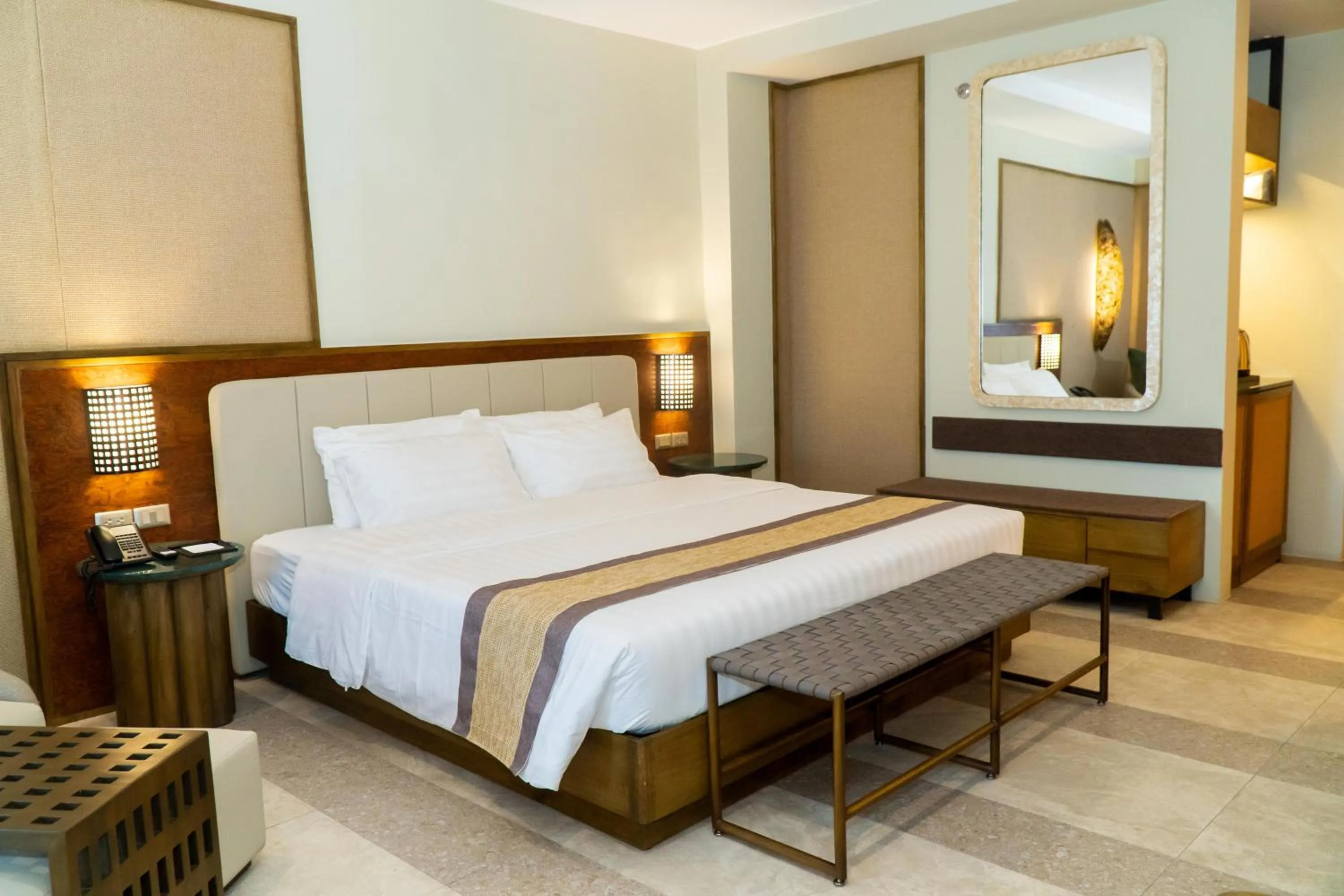 Bed in Coron Westown Resort