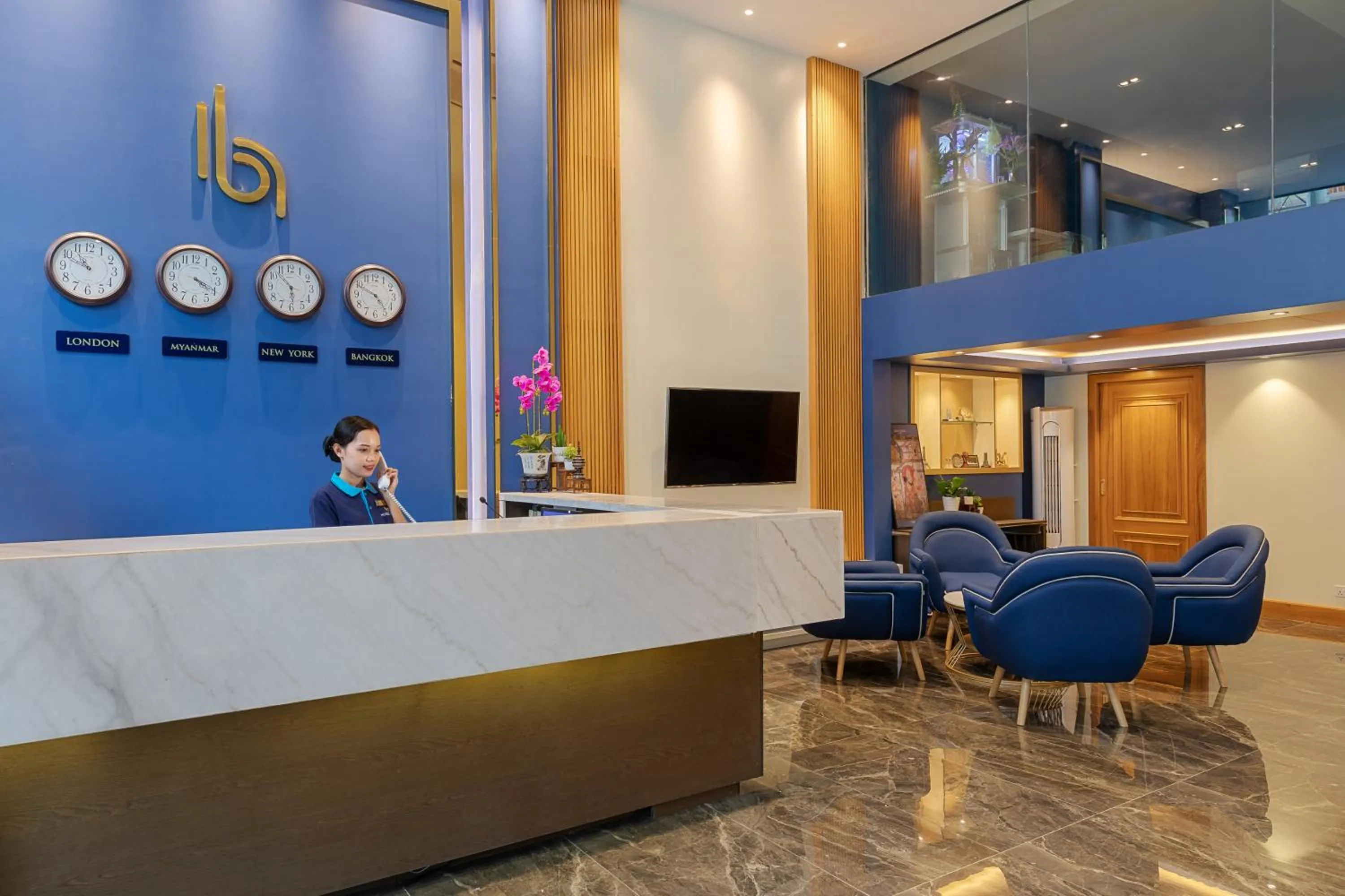 Lobby or reception in Hotel Balmi