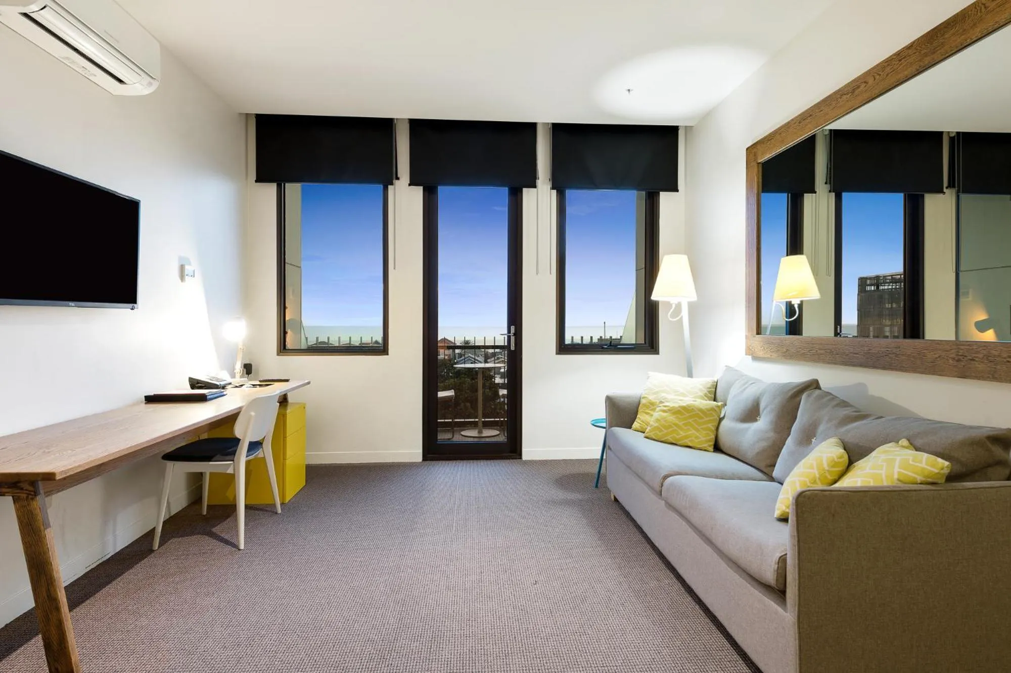 Living room in Quest Frankston on the Bay