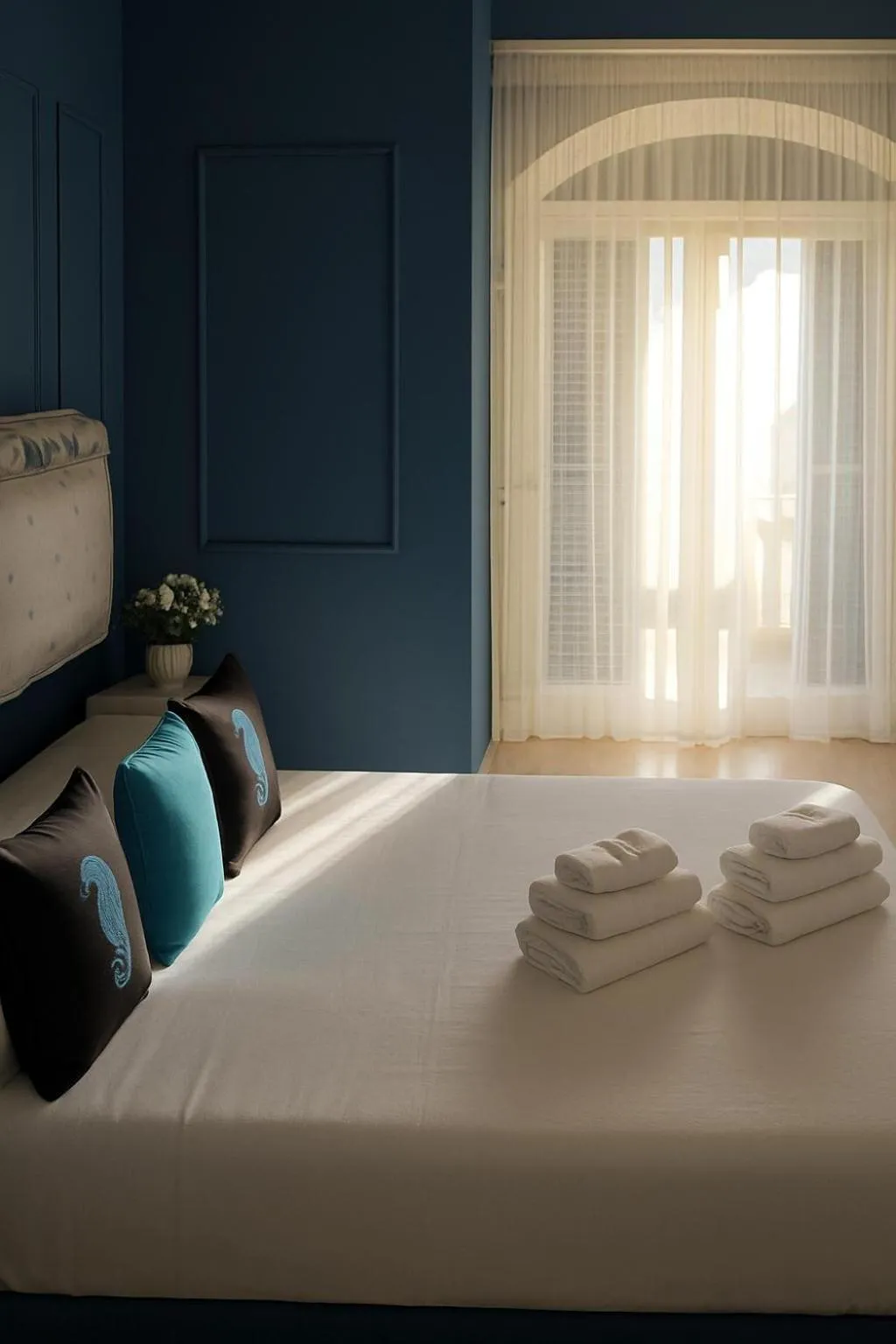 Bed in Villa Antonietta Ischia