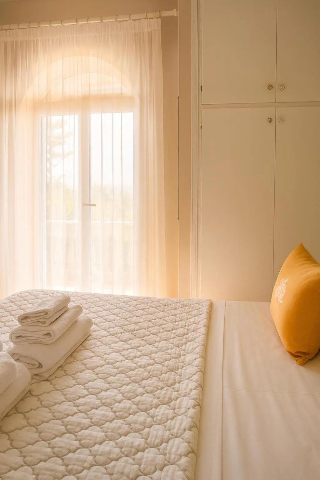 Bed in Villa Antonietta Ischia