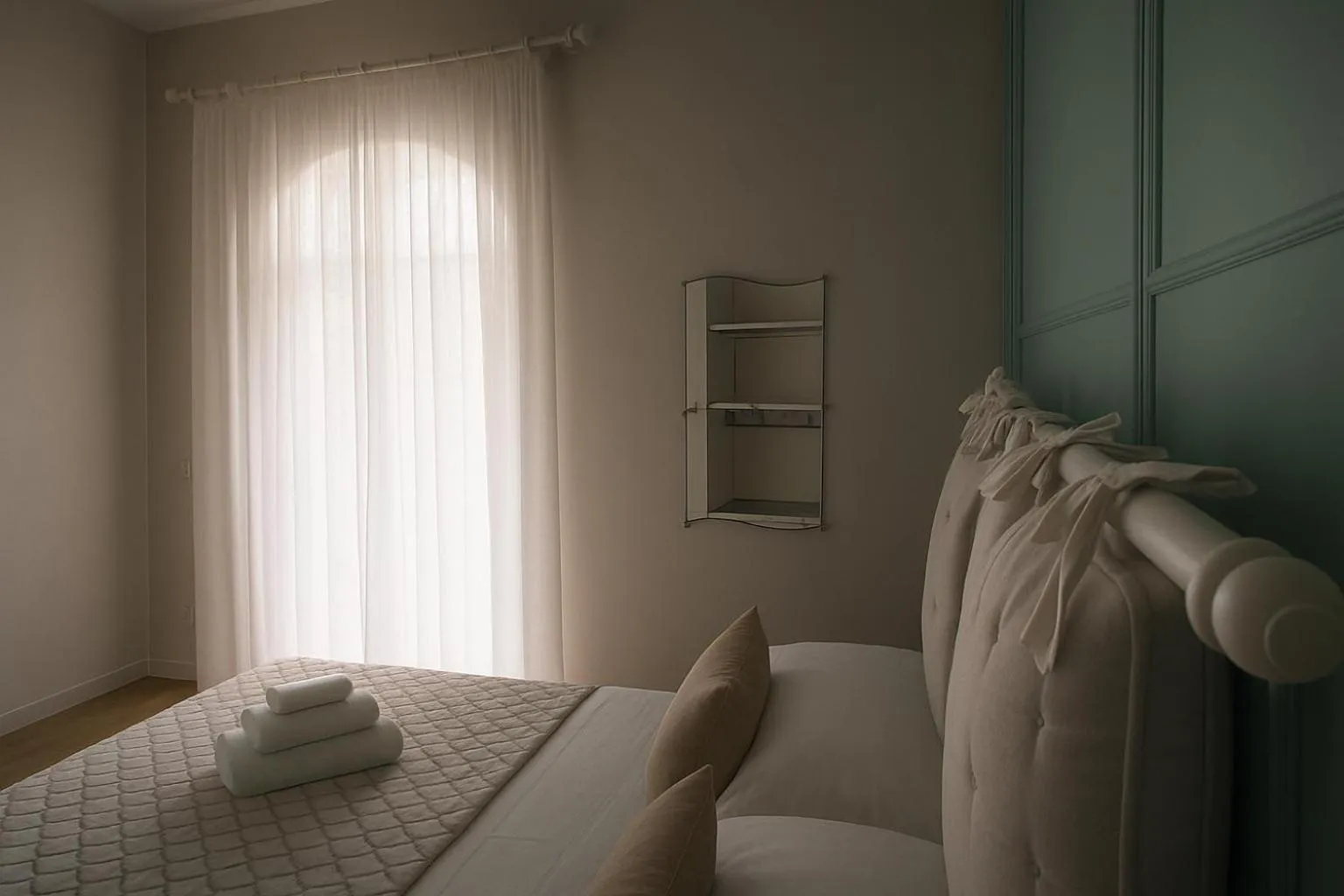 Bed in Villa Antonietta Ischia