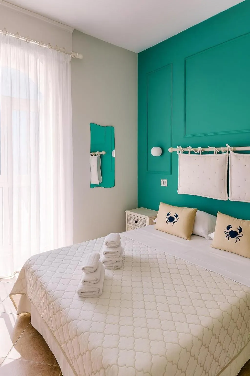 Balcony/Terrace, Bed in Villa Antonietta Ischia