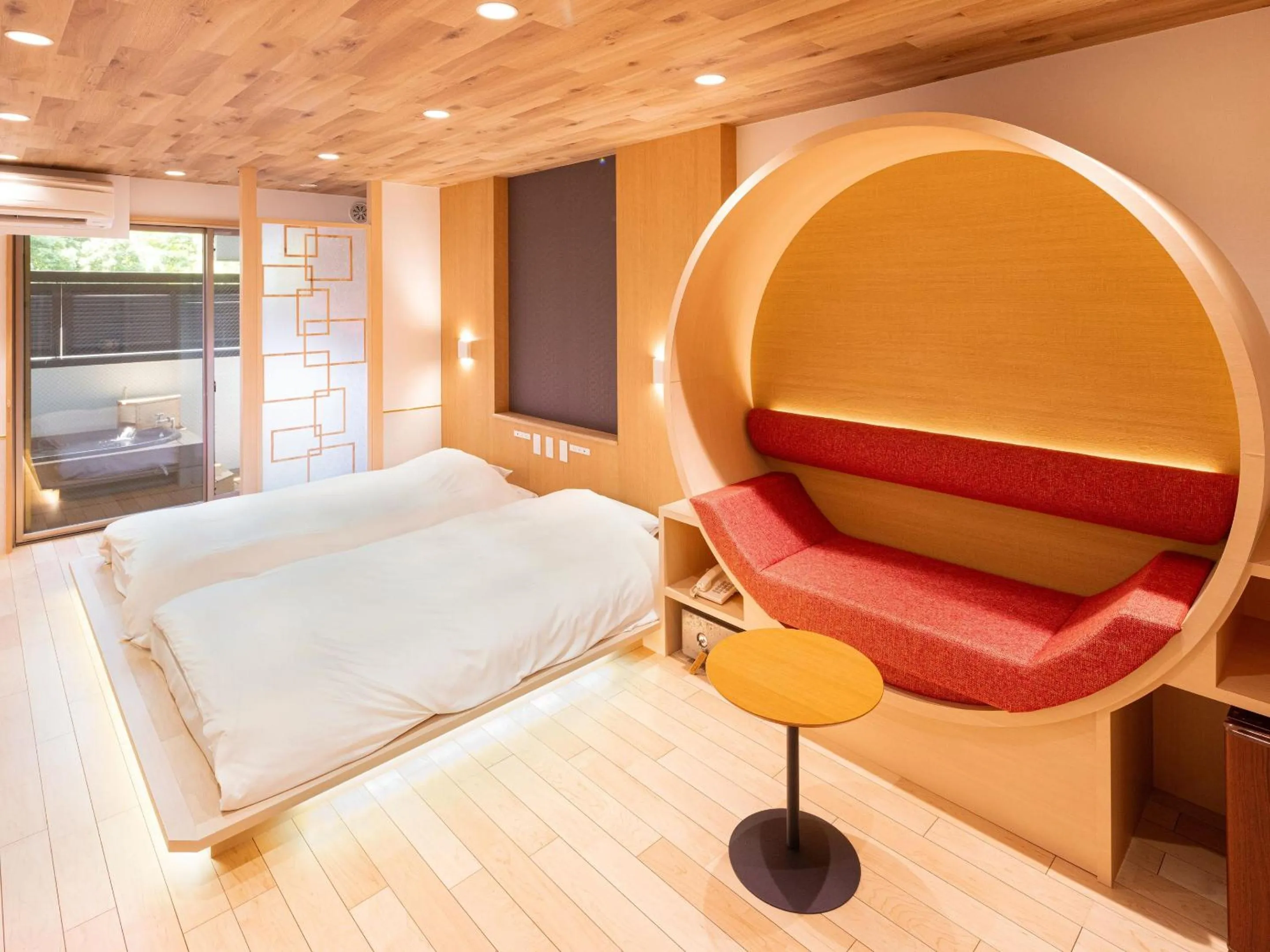 Photo of the whole room, Bed in Hidamari Ichinoyu