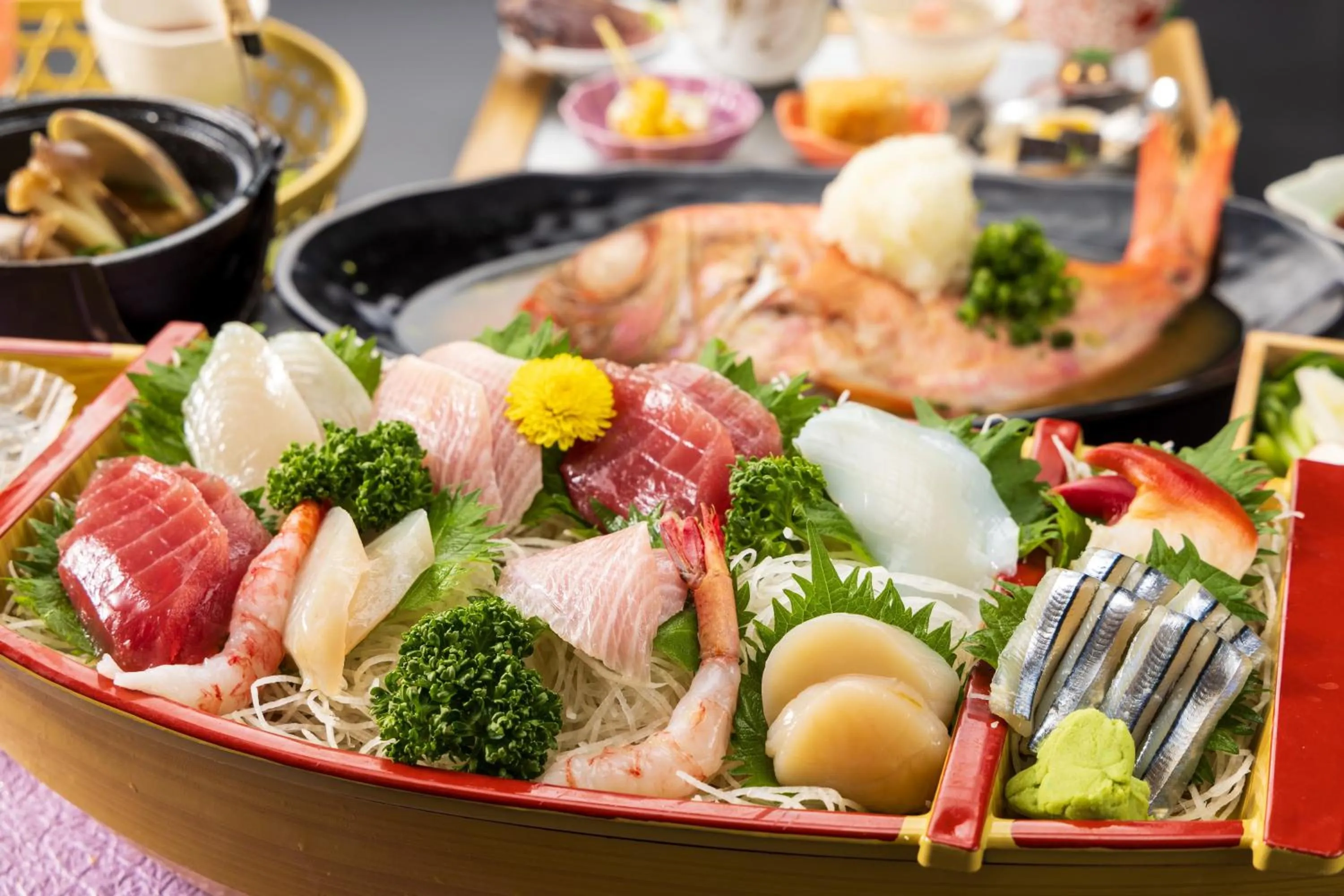 Dinner in Hidamari Ichinoyu