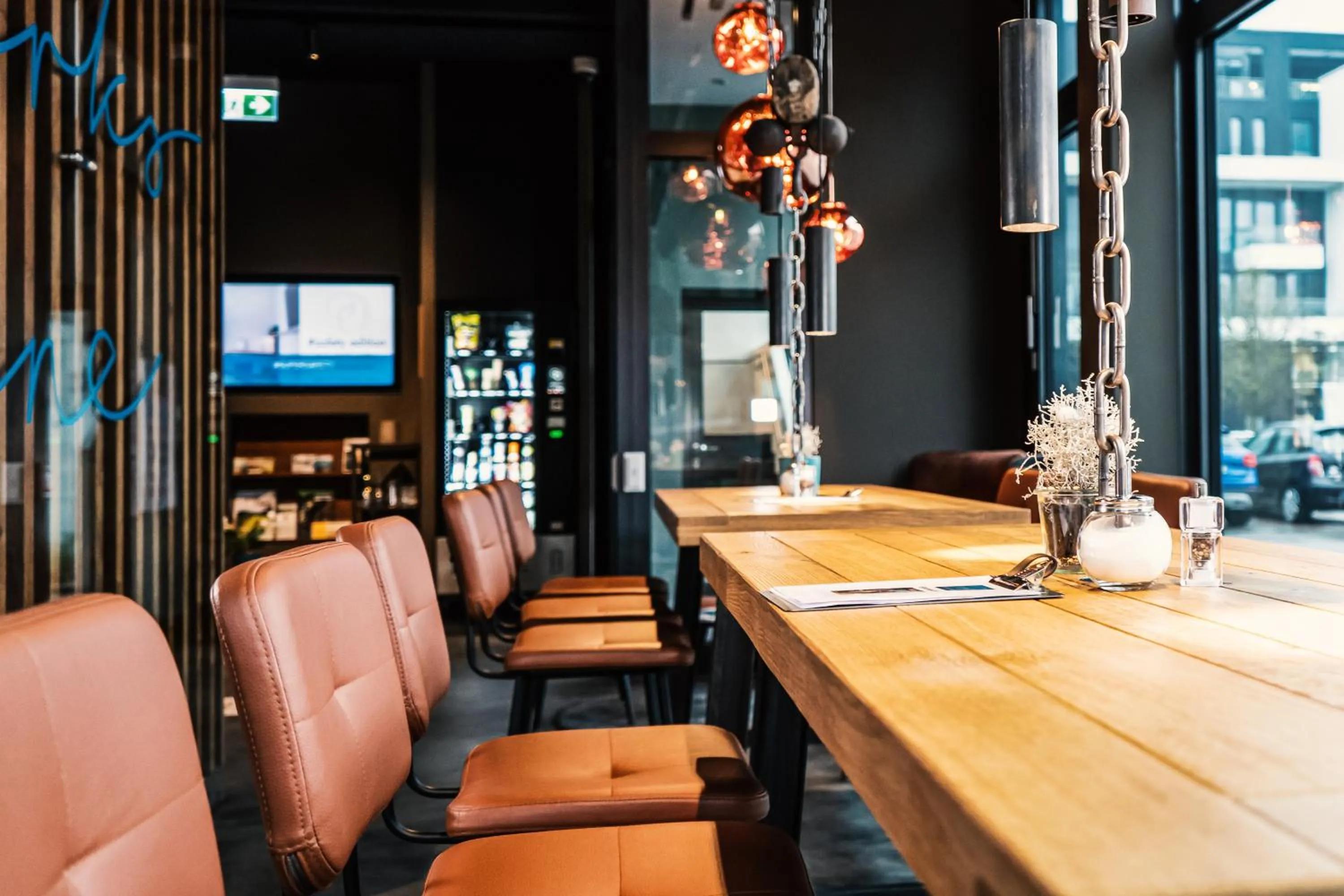 Seating area in ECOME Hotel