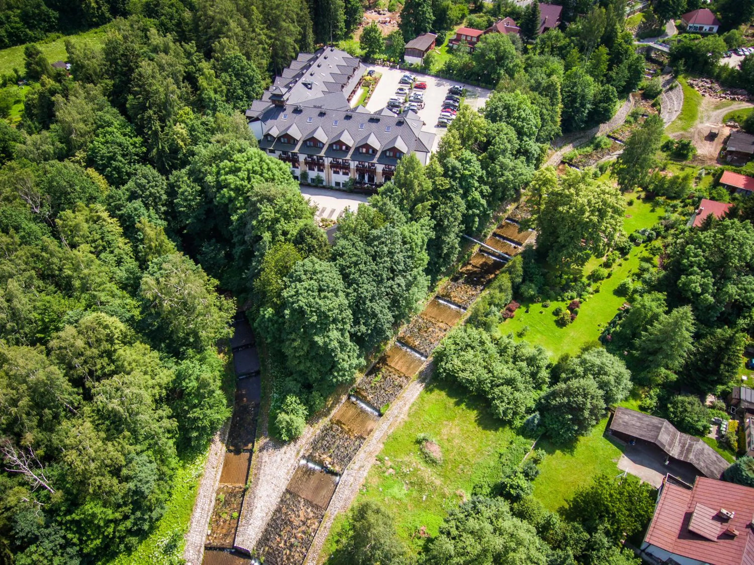 Bird's eye view in Dwa Potoki