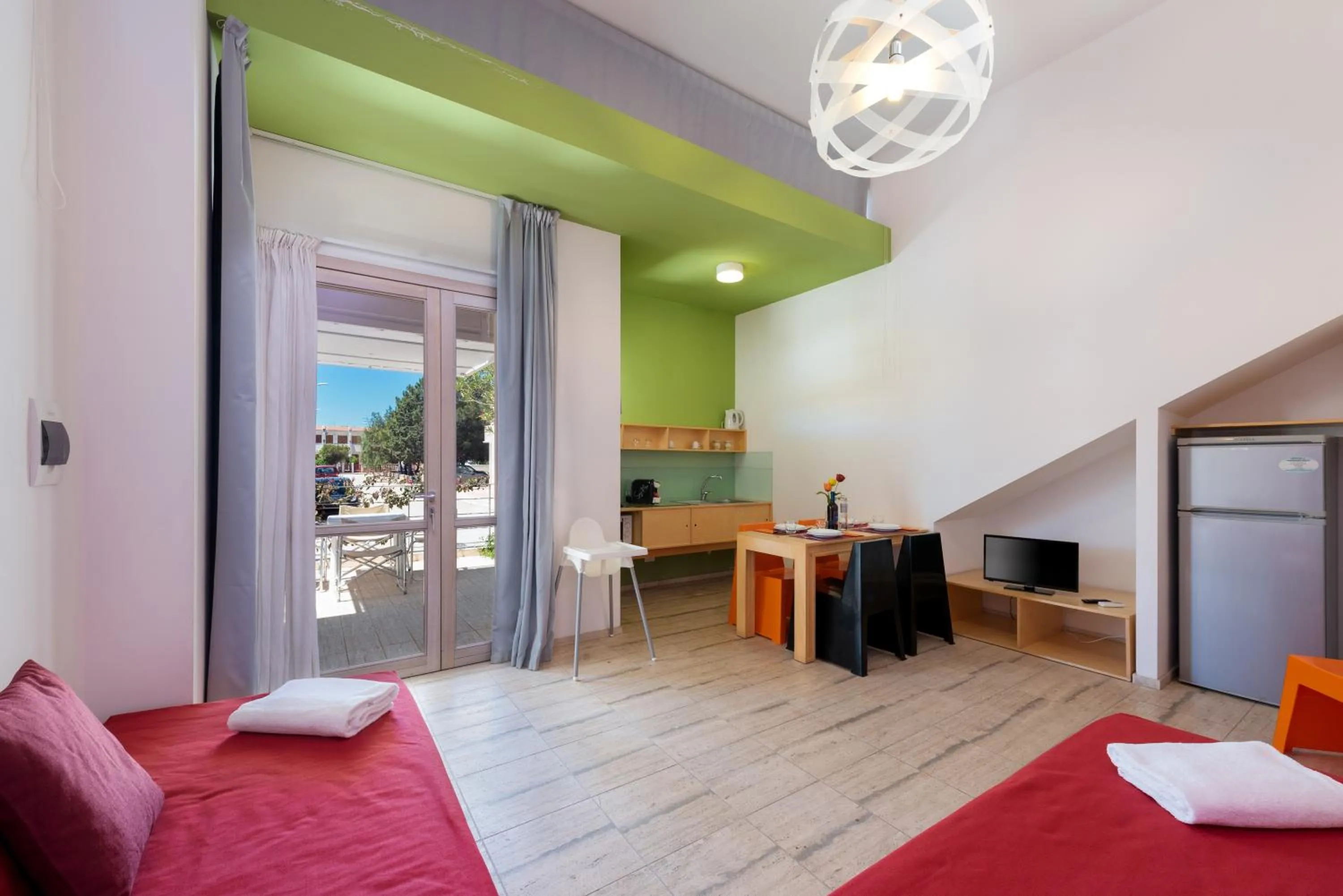 Living room, Bed in Vitorno Residence
