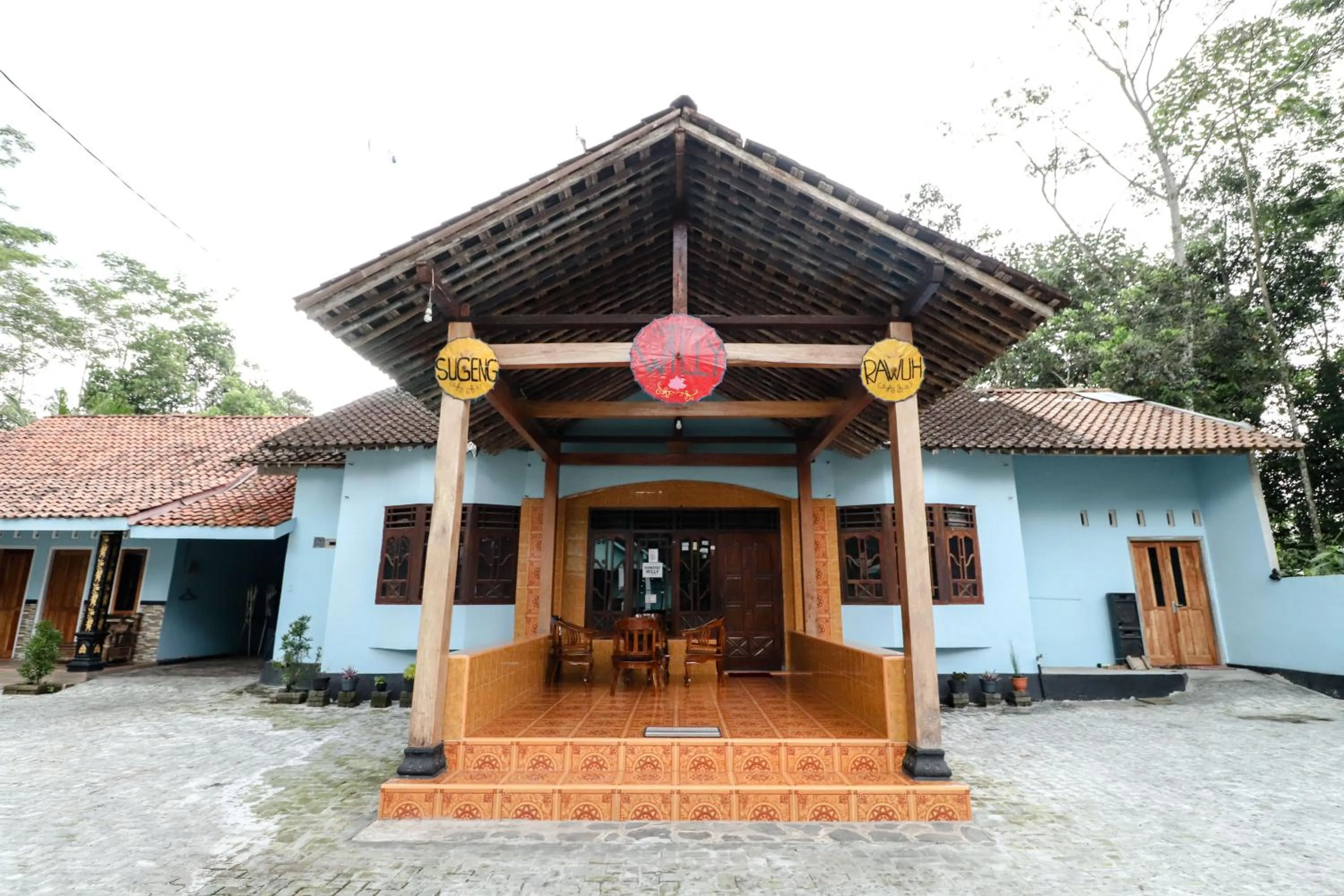 Facade/entrance in Willy Homestay Borobudur