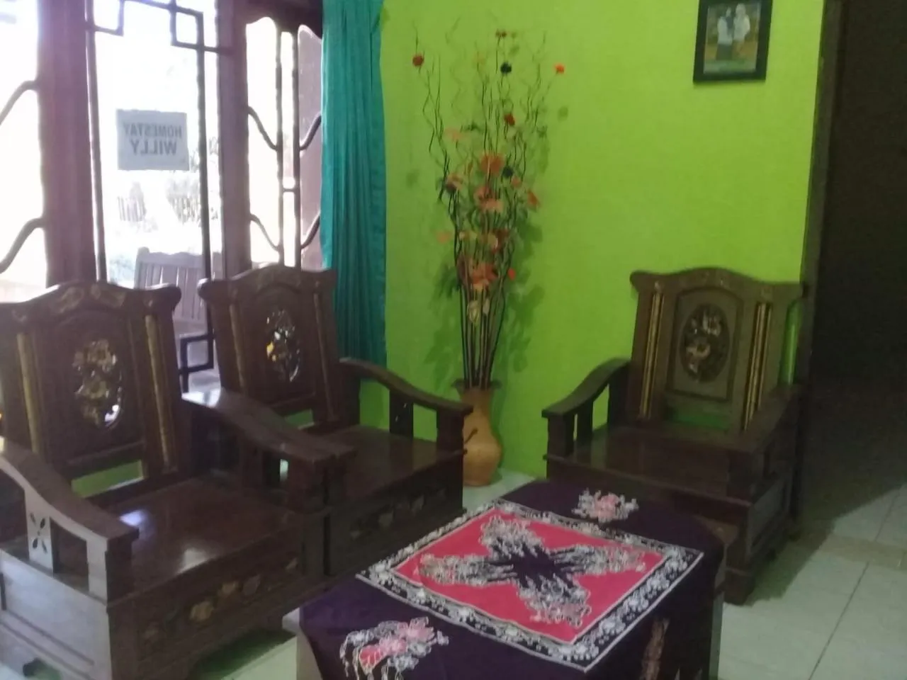 Living room in Willy Homestay Borobudur