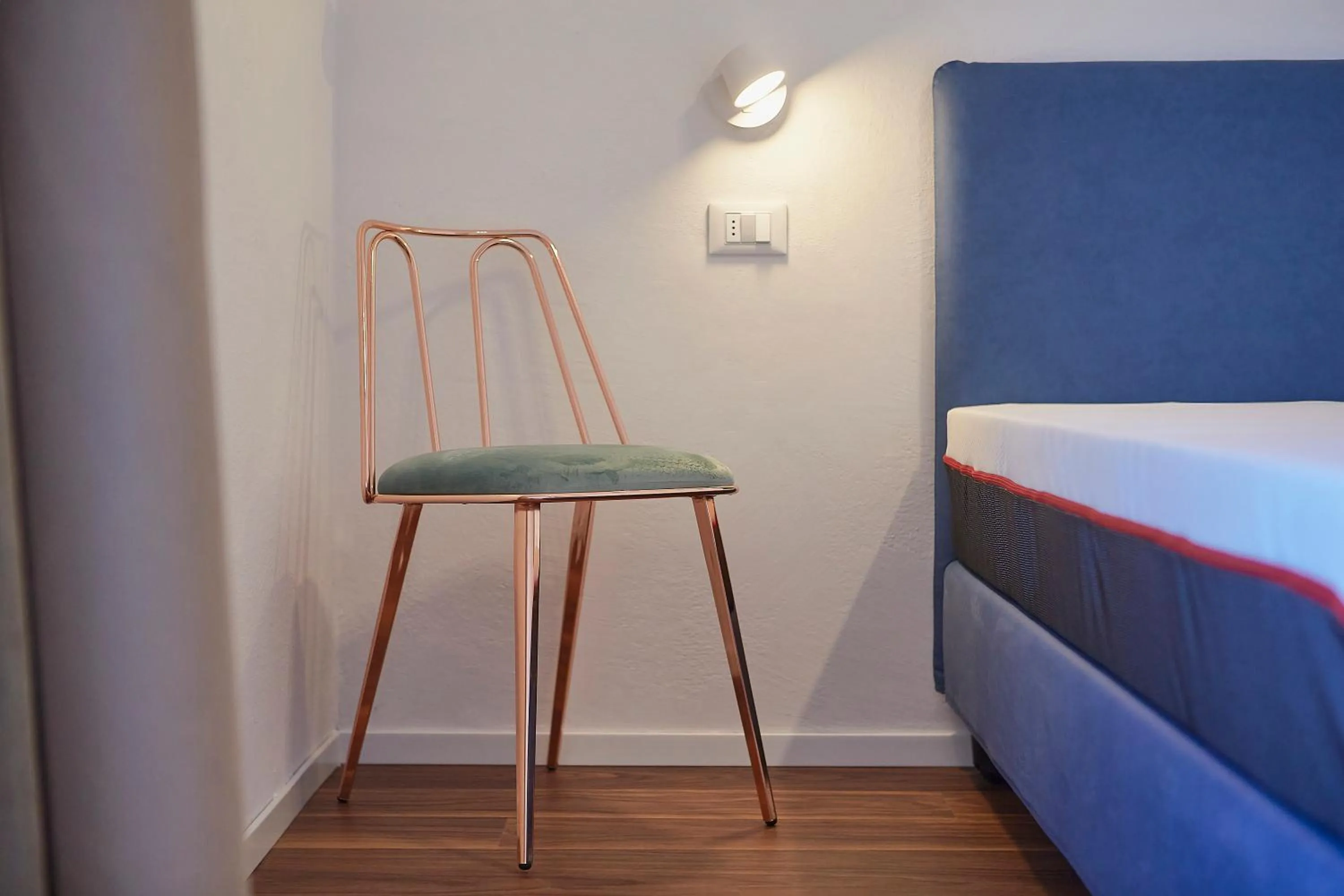 Decorative detail, Bed in Hotel Paradiso Conca d'Oro