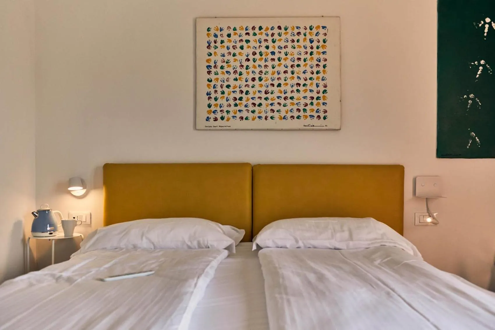 Decorative detail, Bed in Hotel Paradiso Conca d'Oro