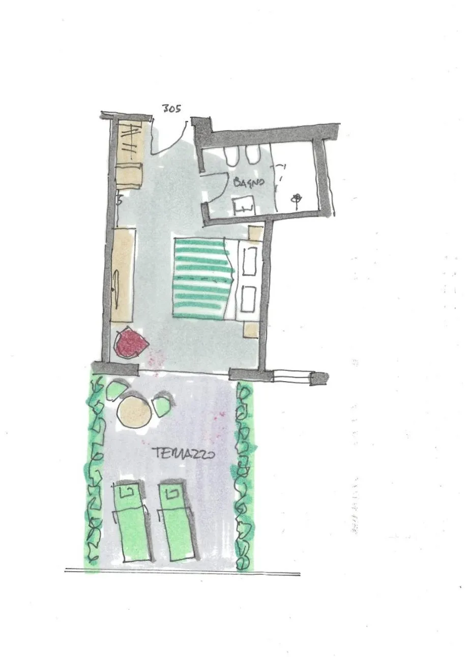 Lake view in Hotel Paradiso Conca d'Oro