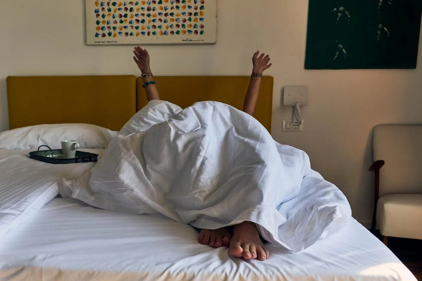 Bed in Hotel Paradiso Conca d'Oro