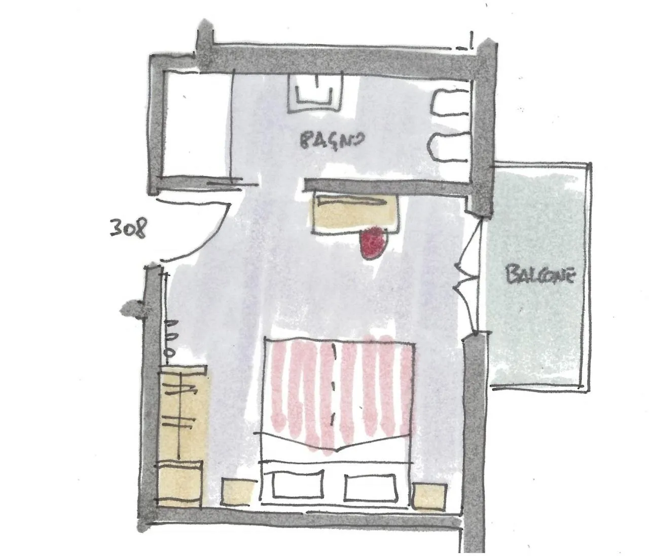 Lake view in Hotel Paradiso Conca d'Oro