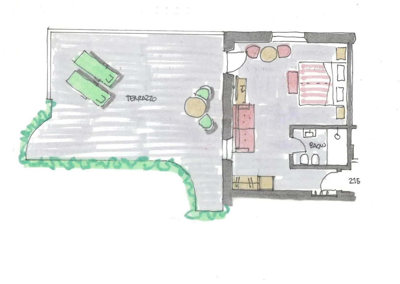 Lake view in Hotel Paradiso Conca d'Oro