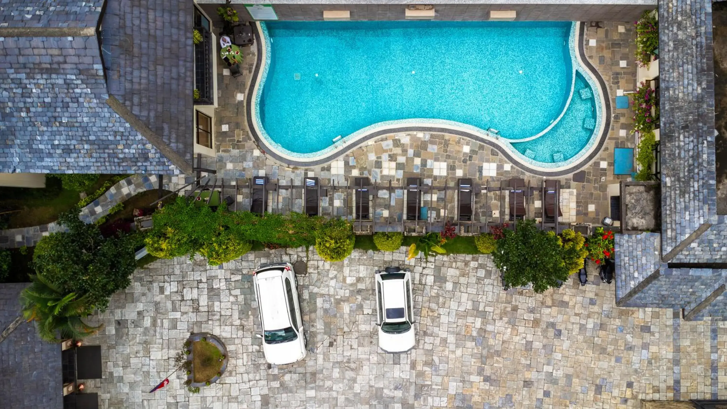 Pool view in Atithi Resort & Spa Pool view in Atithi Resort & Spa