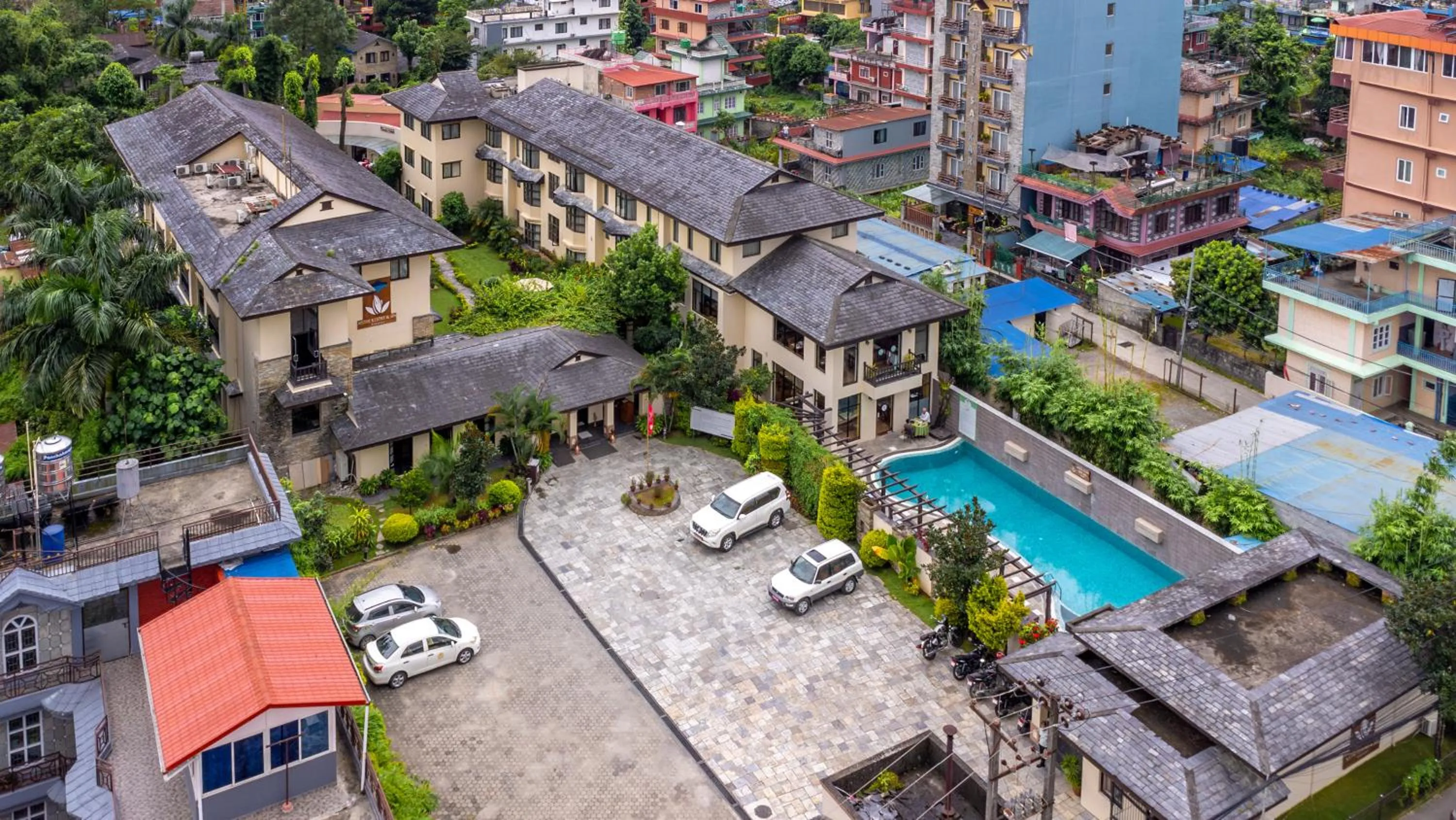 Bird's eye view in Atithi Resort & Spa