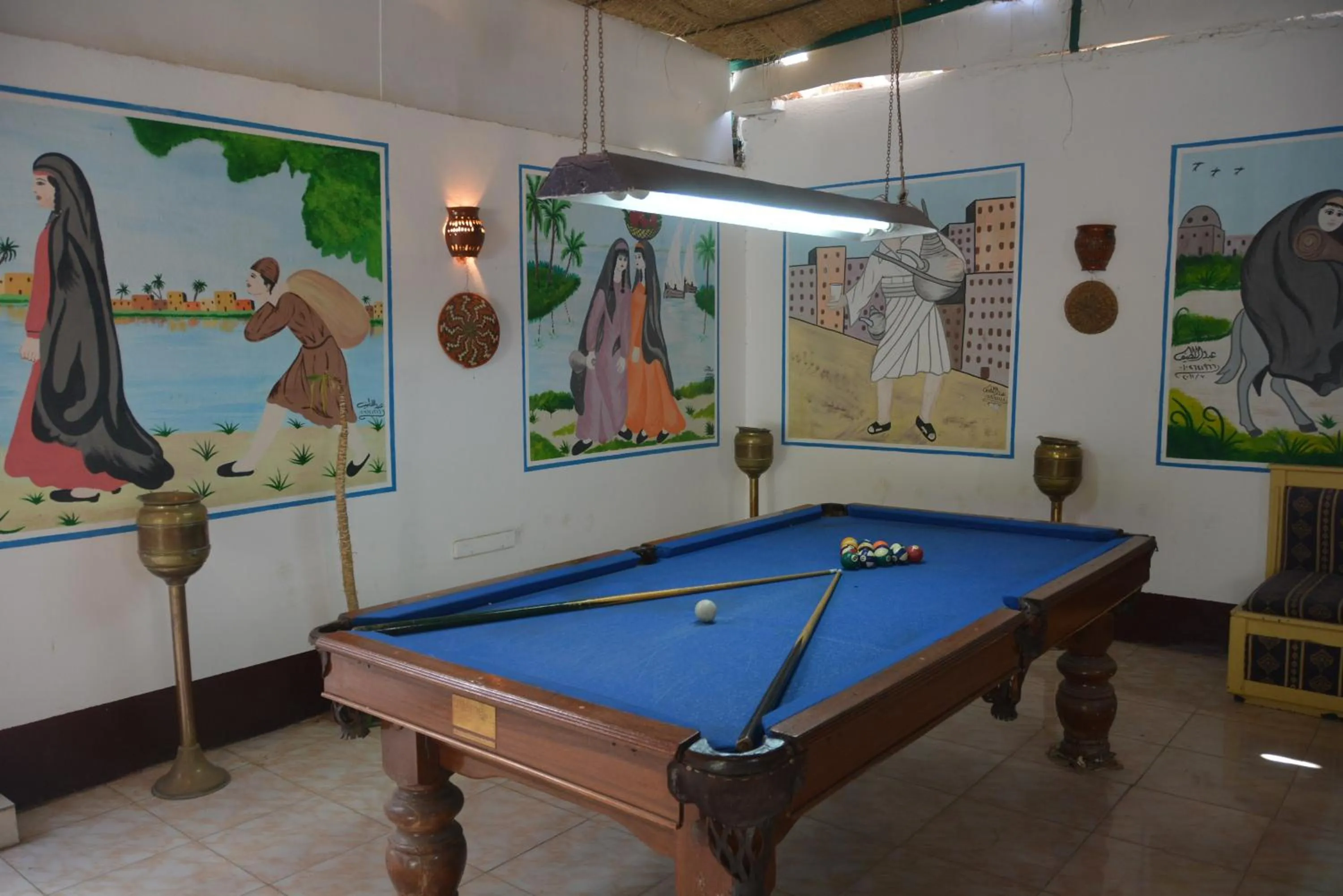 Billiard in El Gezira Garden Hotel Luxor