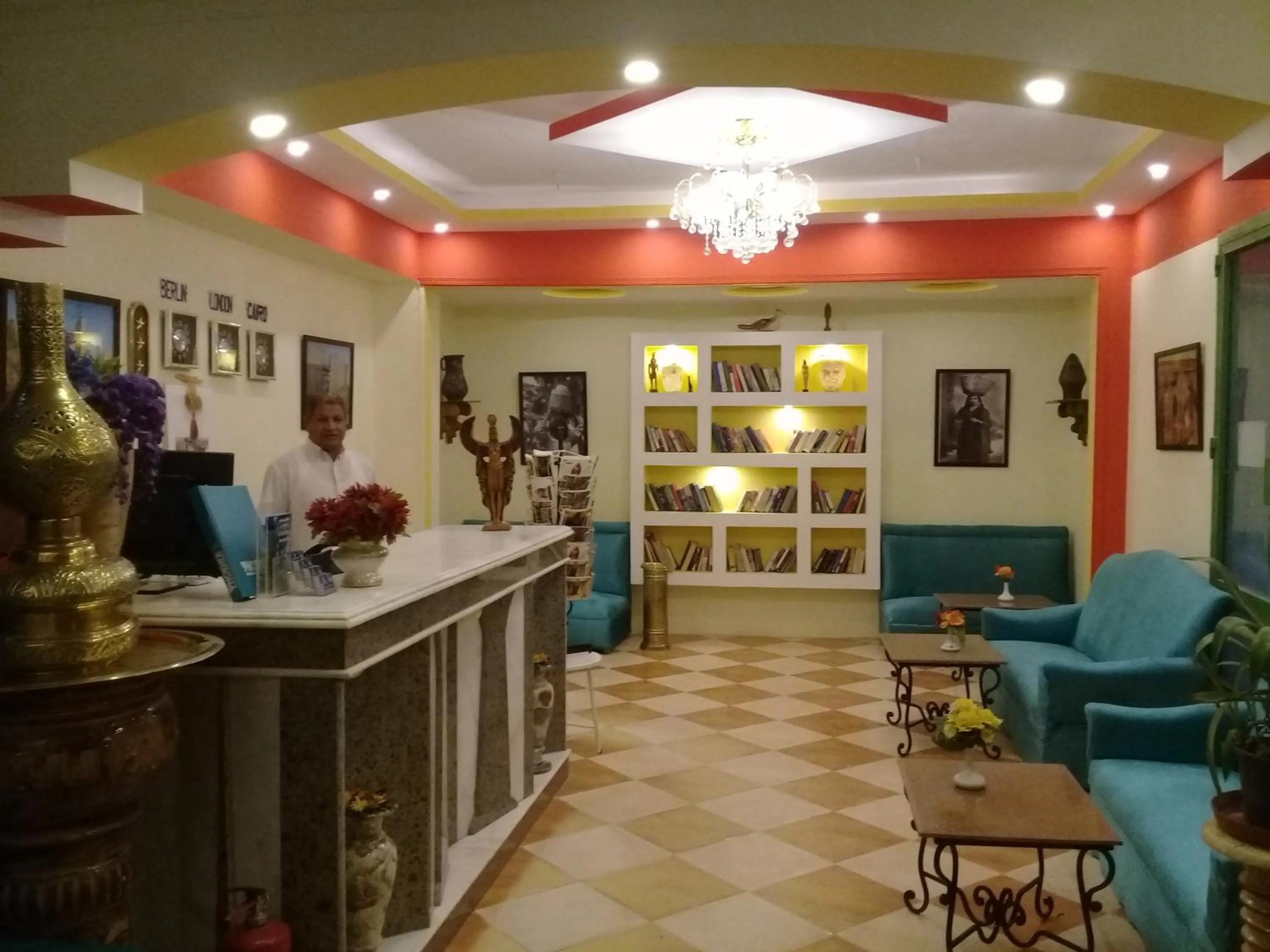 Lobby or reception in El Gezira Garden Hotel Luxor