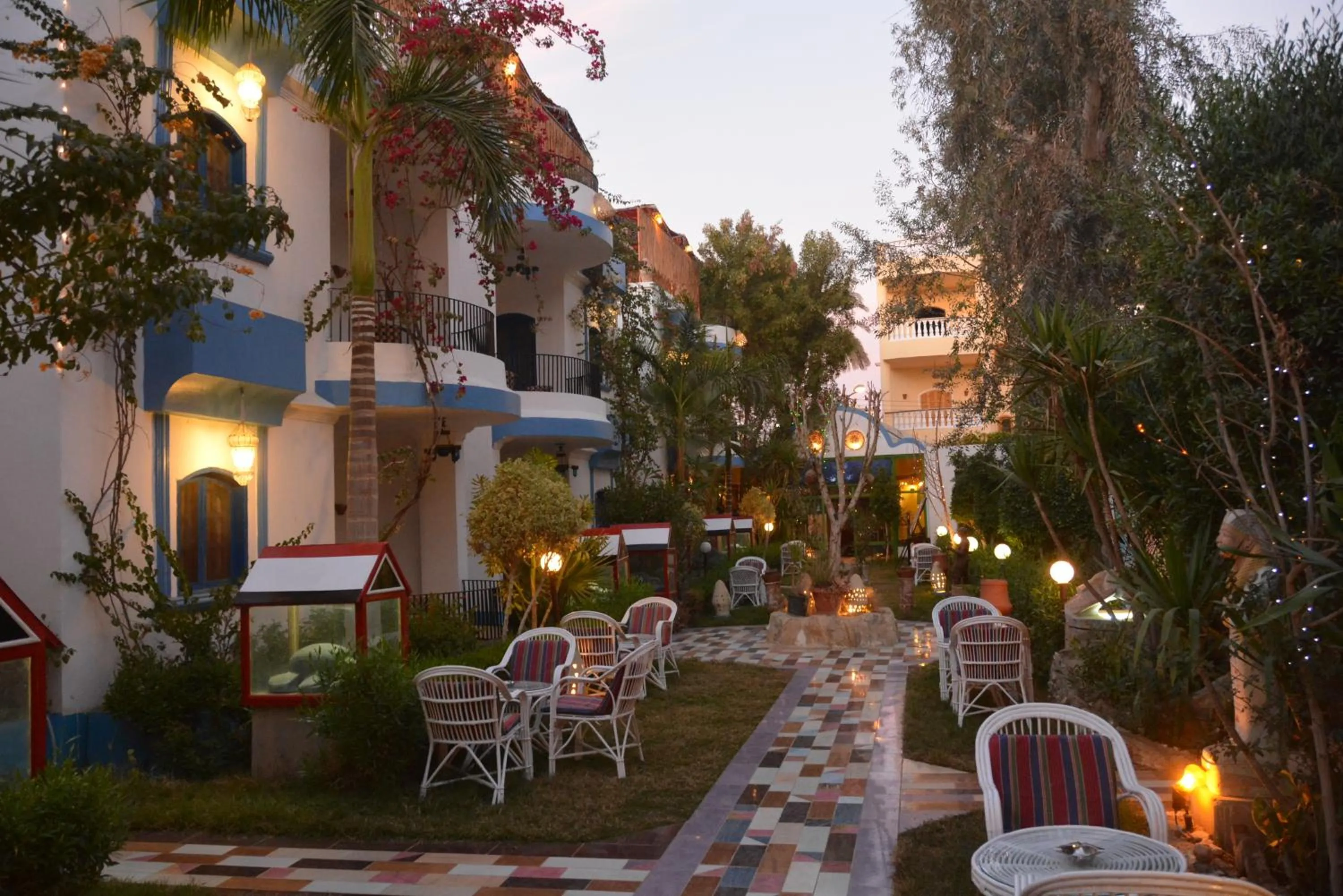 Garden view in El Gezira Garden Hotel Luxor