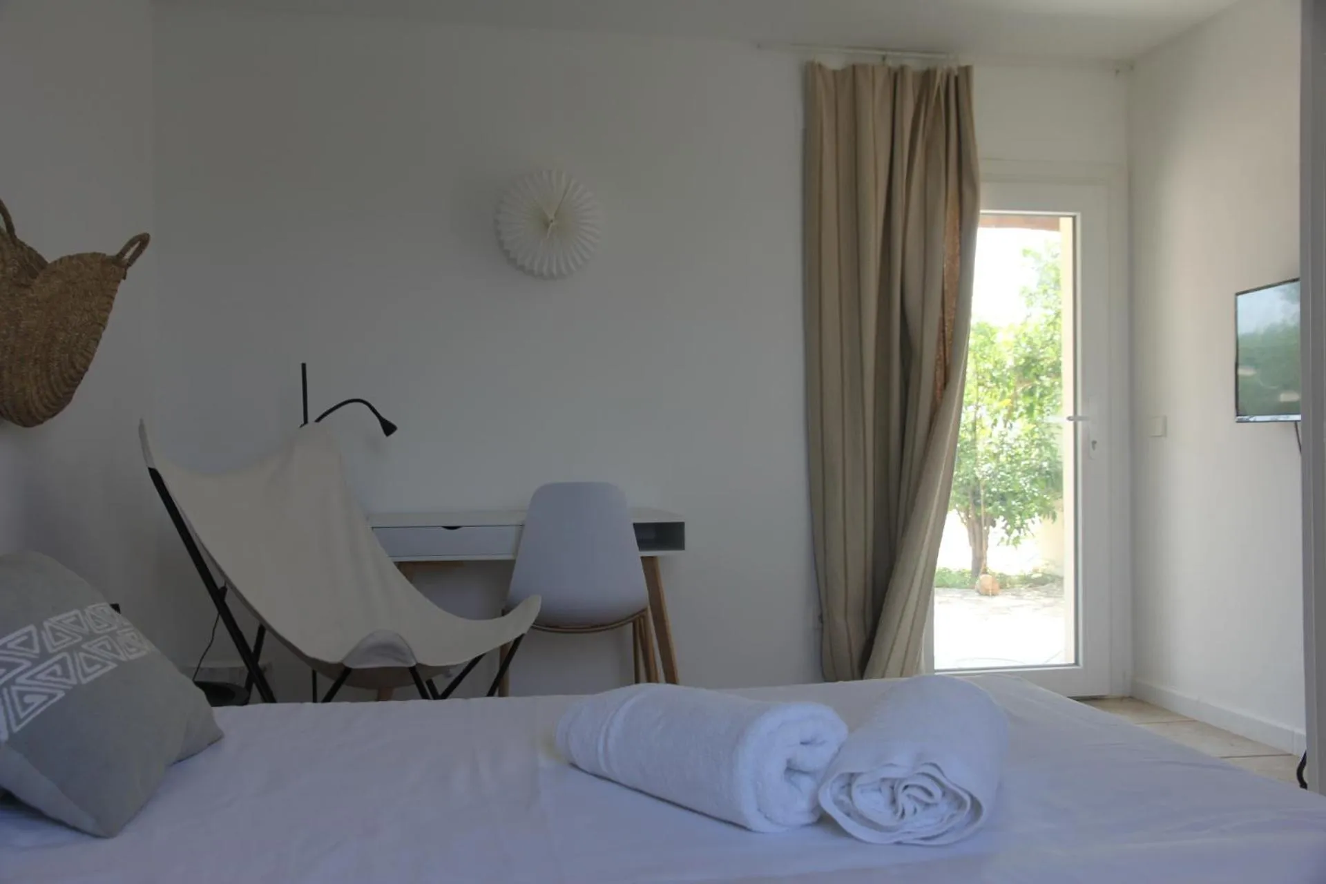 Bed in Hotel Fundació L'Olivar