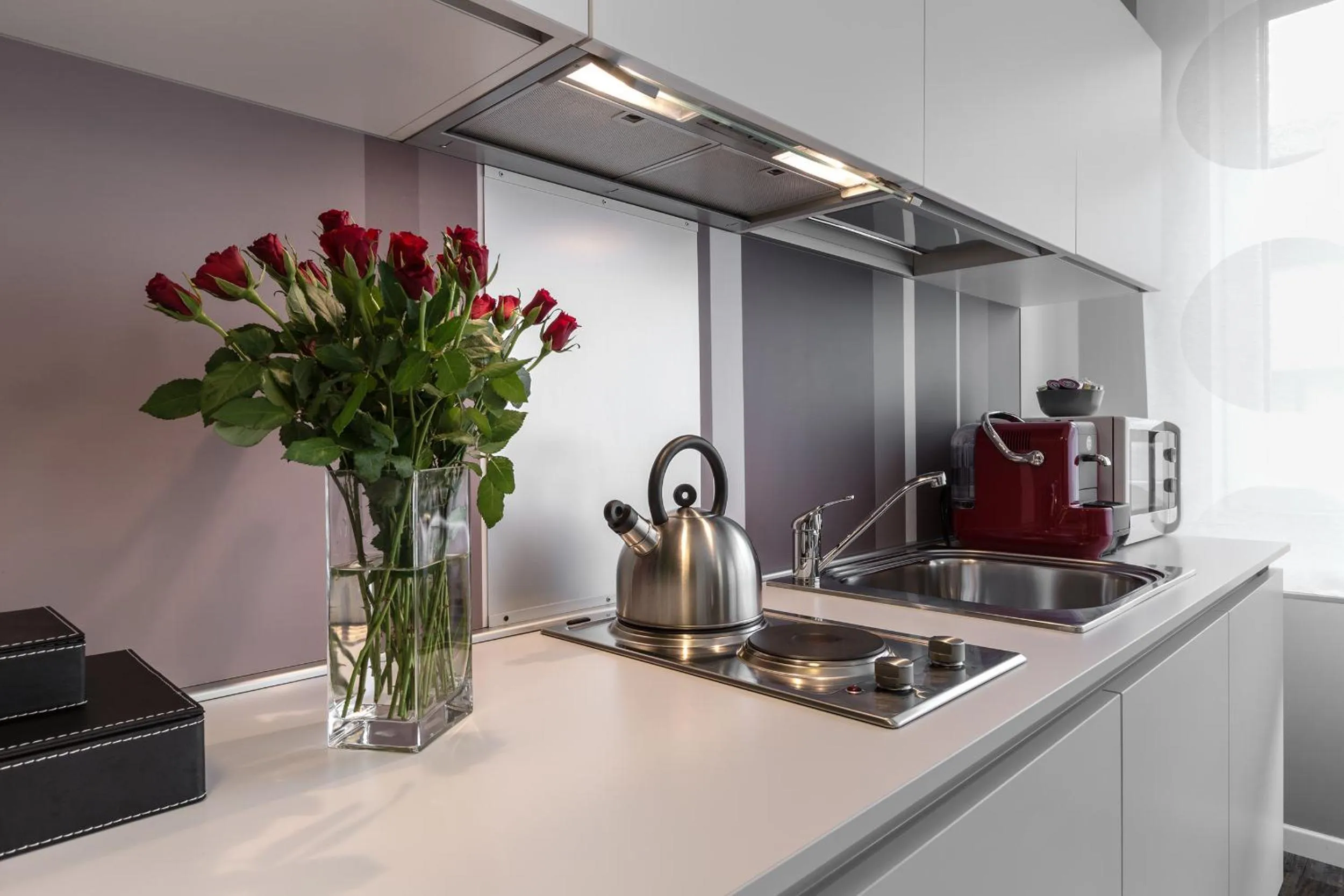 Coffee/tea facilities in Studio Inn De Angeli