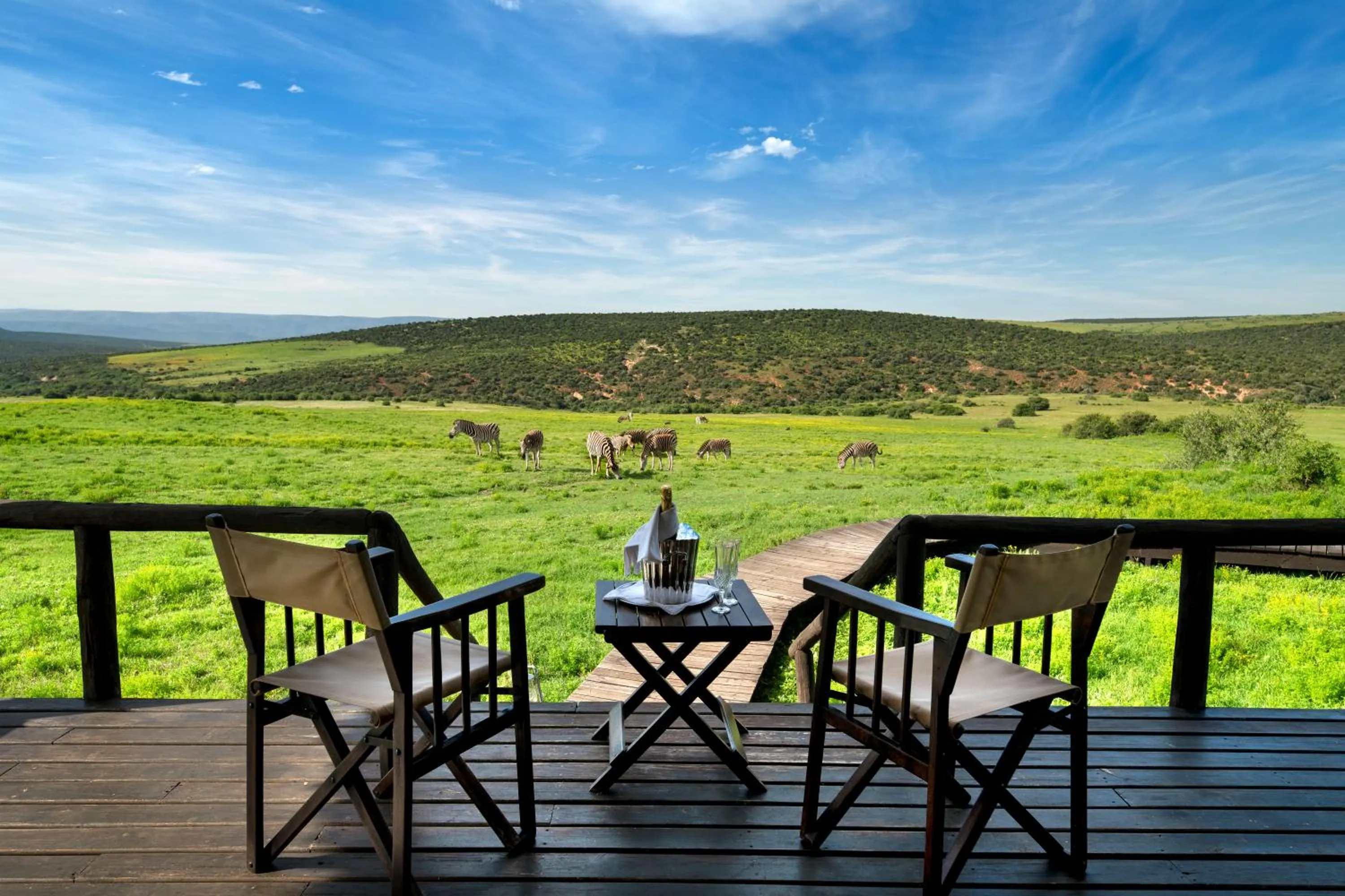 Patio in Gorah Elephant Camp