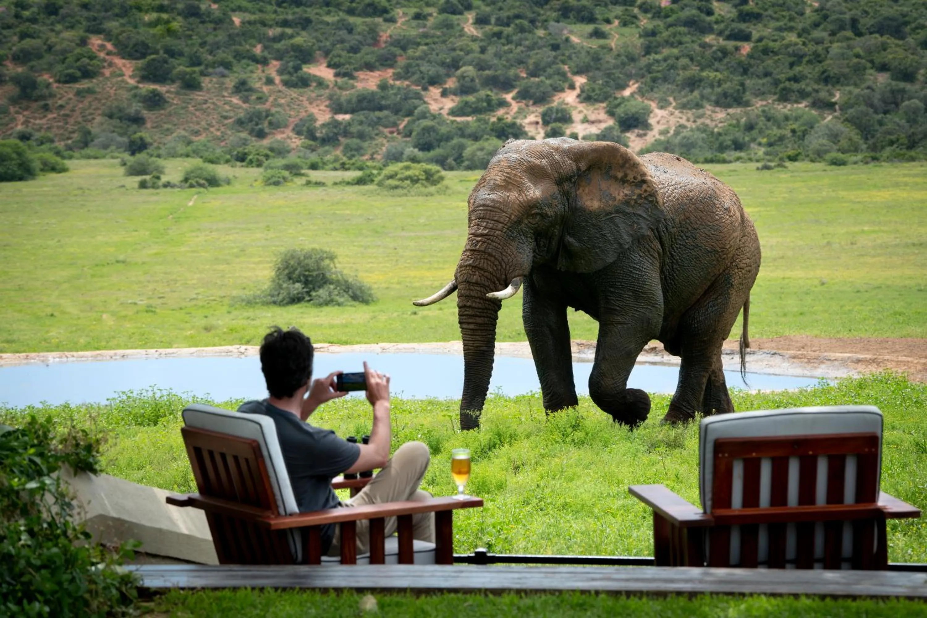 Natural landscape in Gorah Elephant Camp