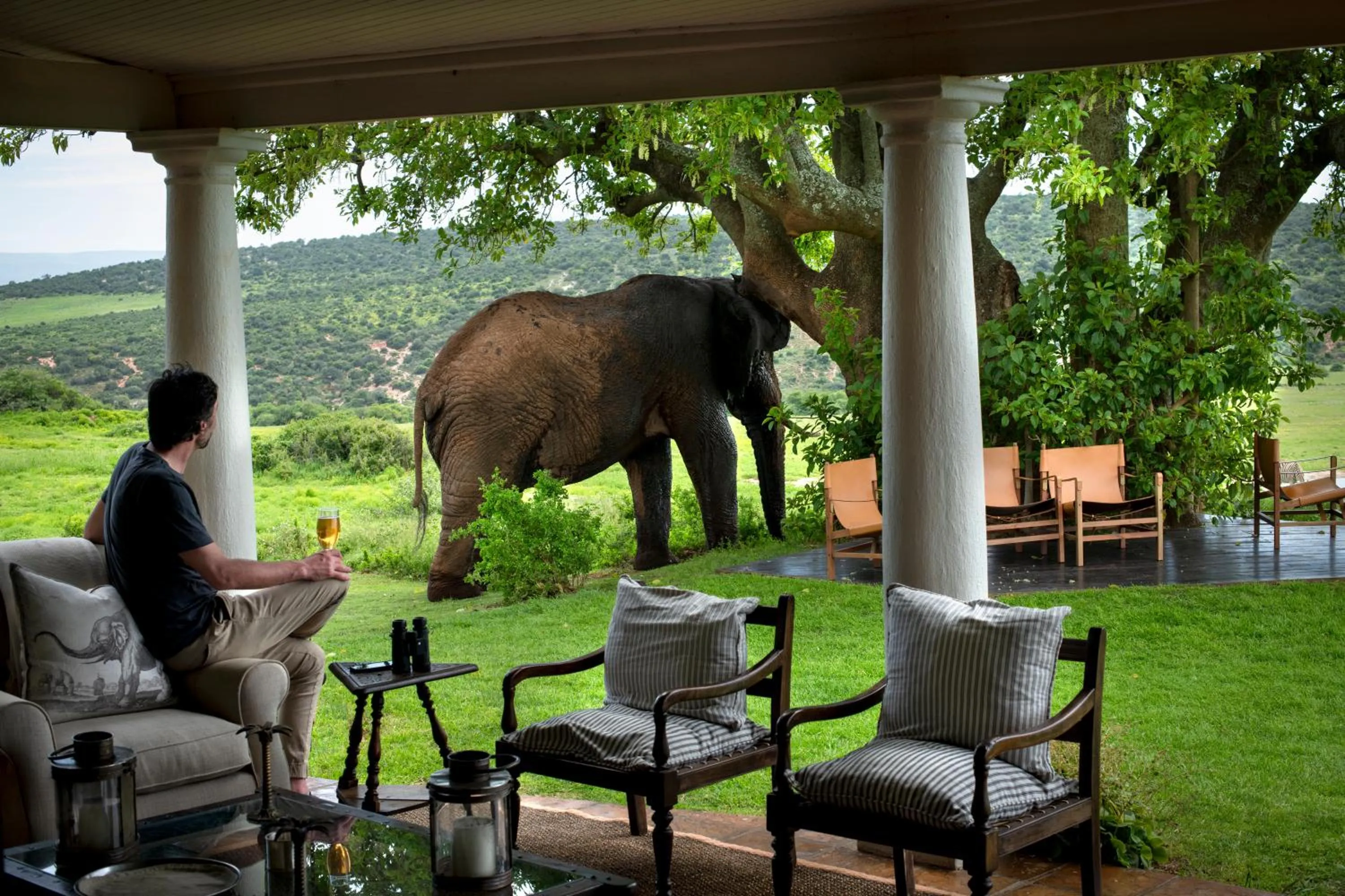 Natural landscape in Gorah Elephant Camp