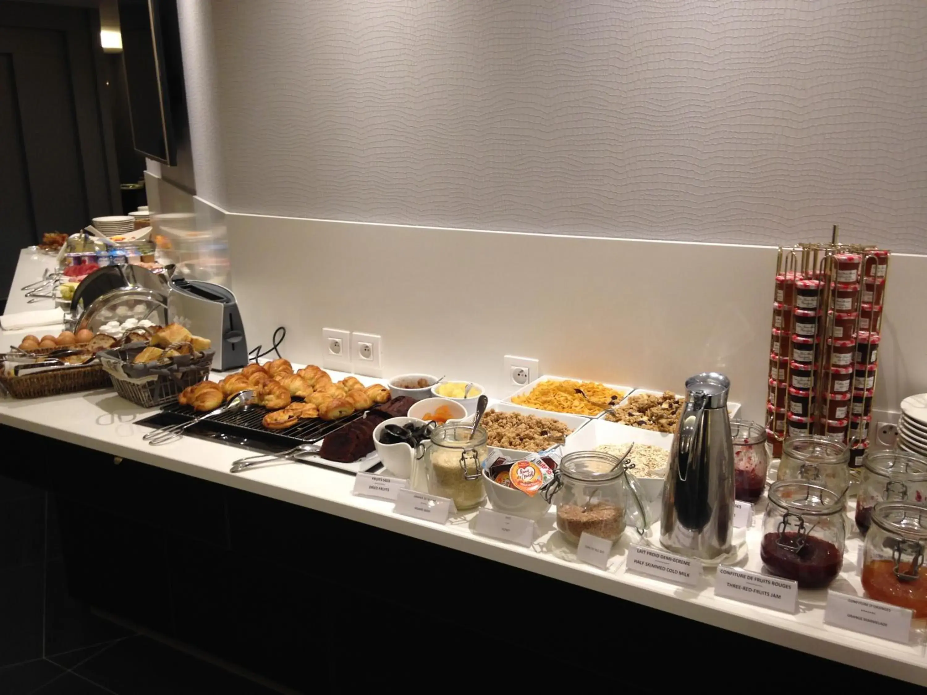 Buffet breakfast in Best Western Plus Le Moderne Buffet breakfast in Best Western Plus Le Moderne