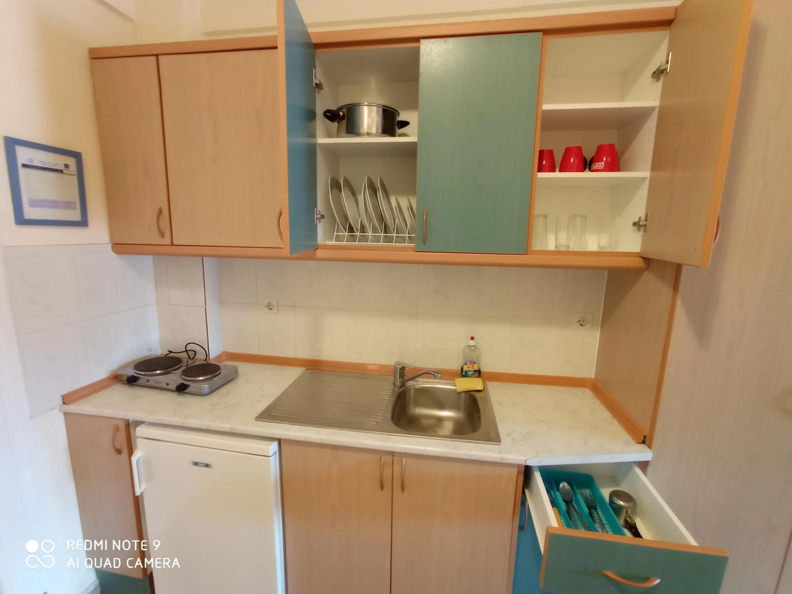 Kitchen or kitchenette in Hotel Giorgio