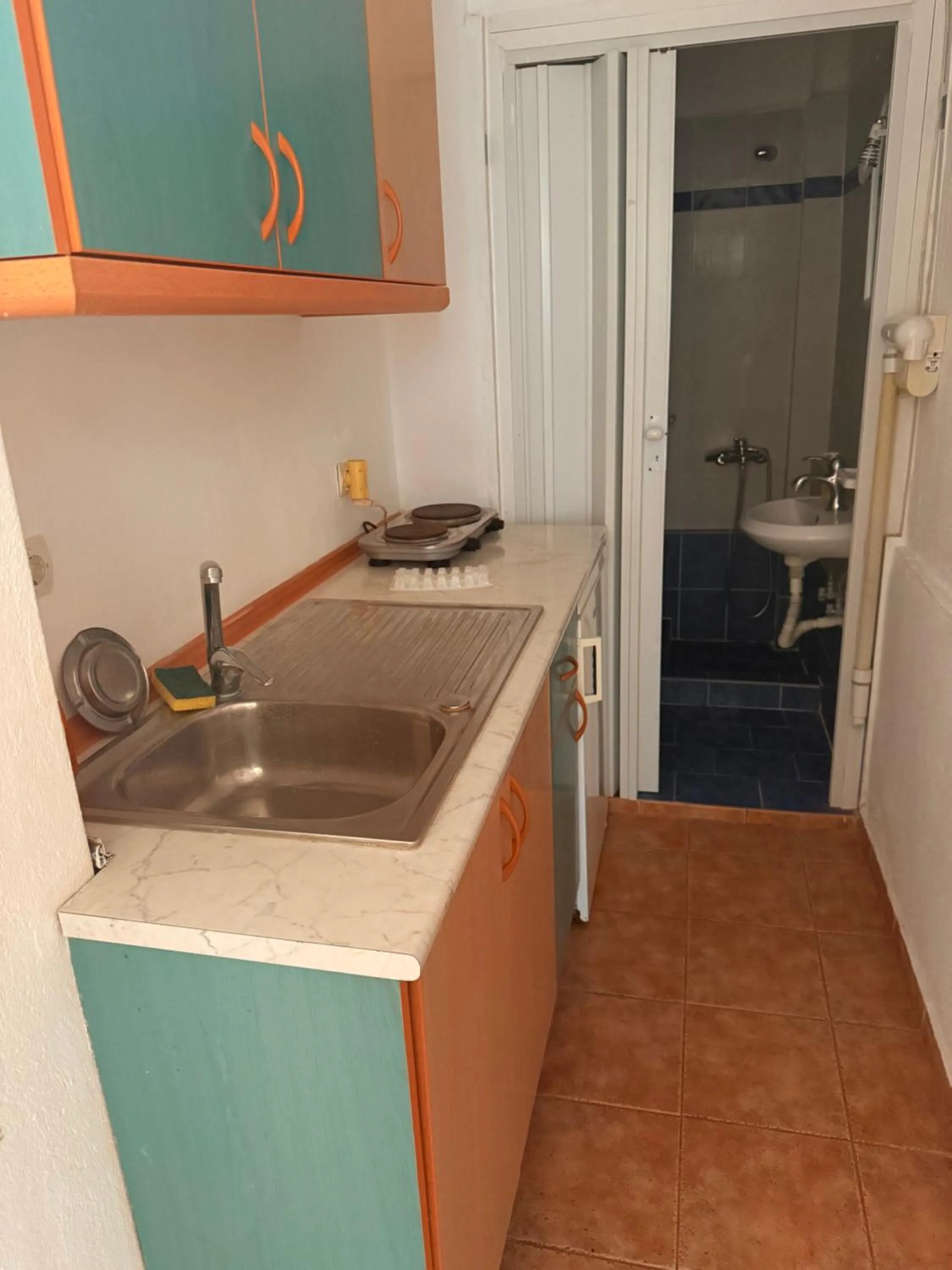 Kitchen or kitchenette in Hotel Giorgio
