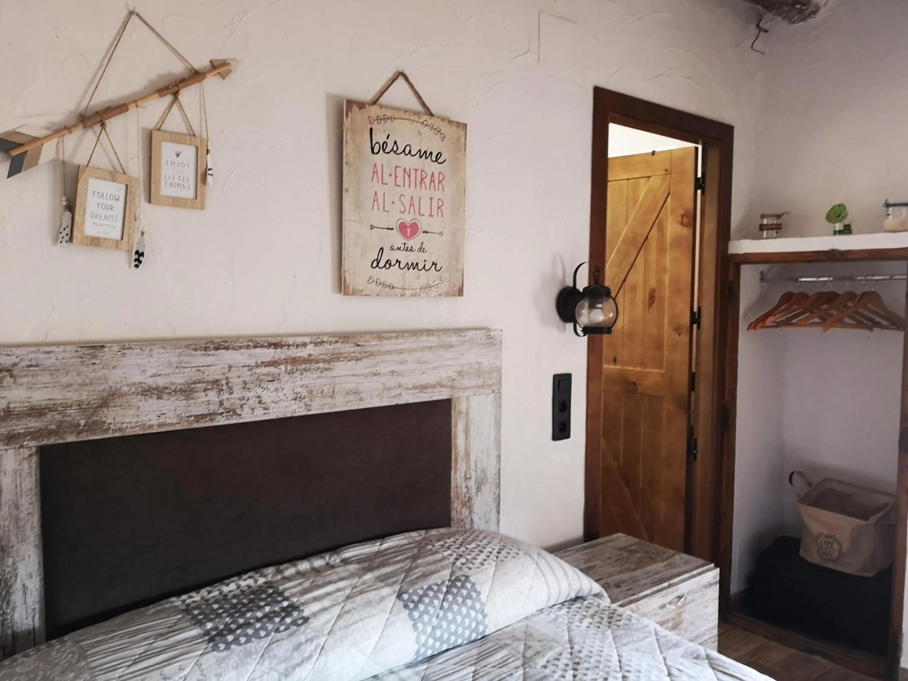 Bed in Casa Rural El Llano Quintanilla