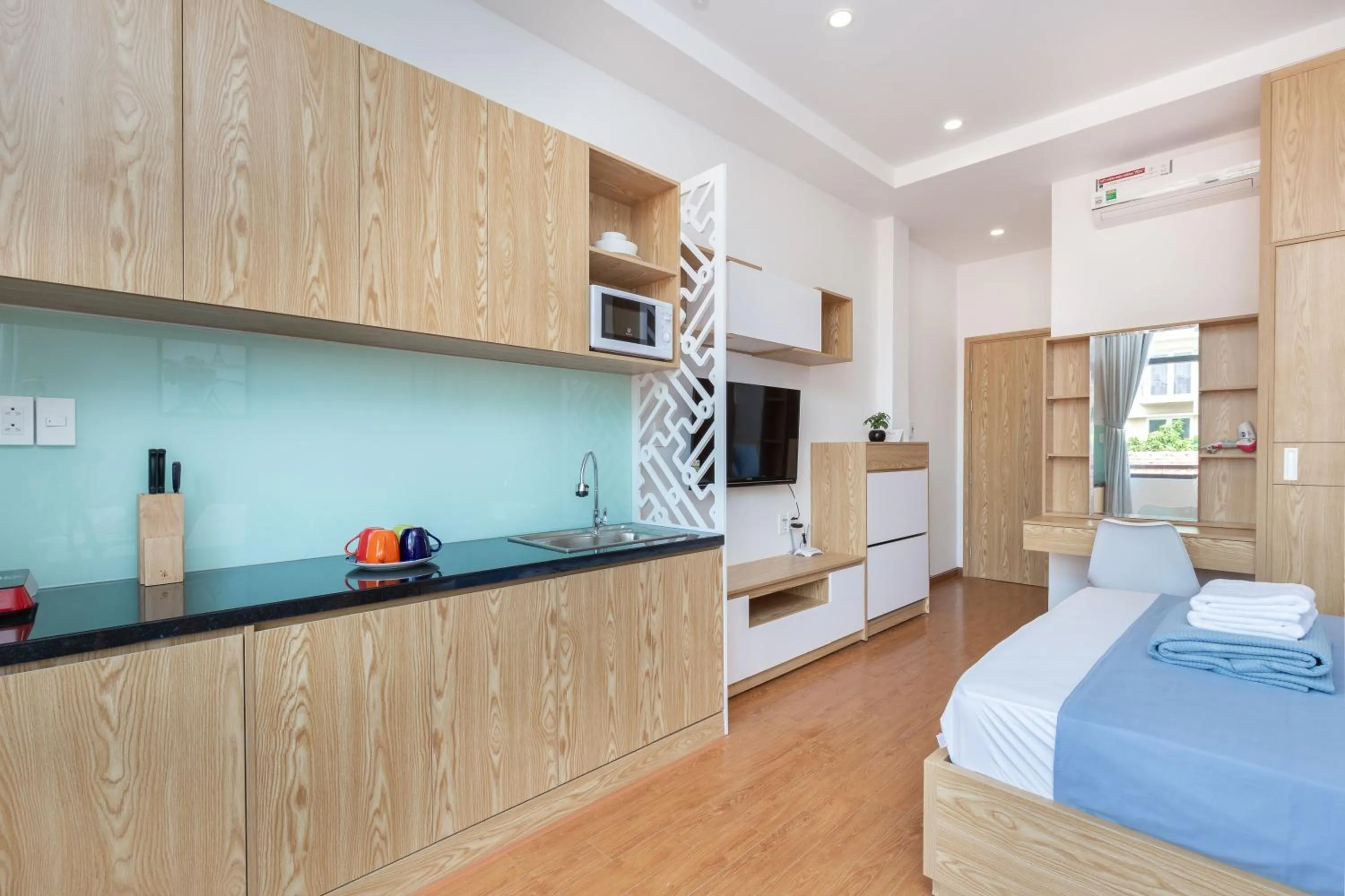 Kitchen or kitchenette, Bed in Cozrum Homes Lý Chính Thắng