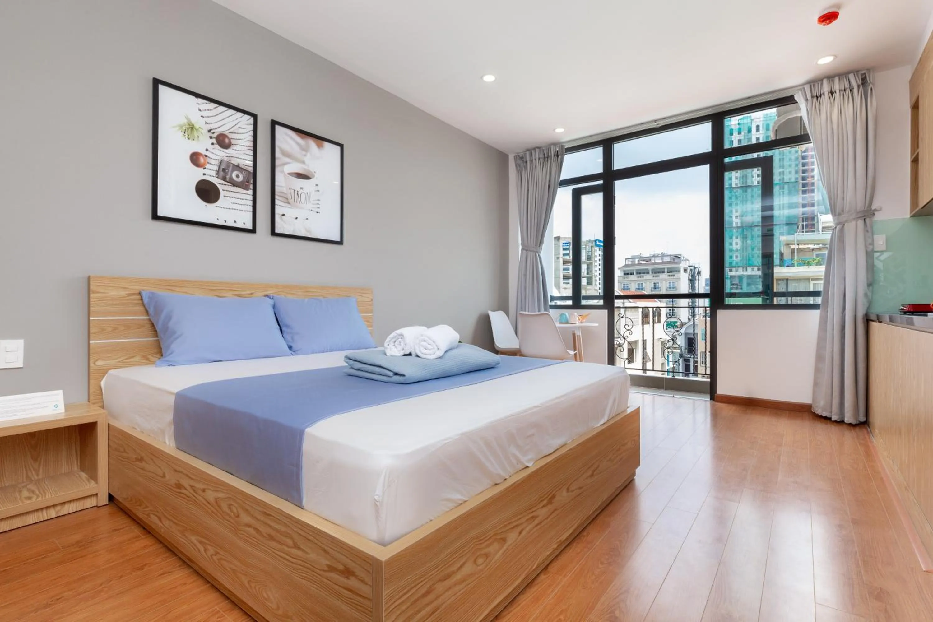 Bedroom, Bed in Cozrum Homes Lý Chính Thắng