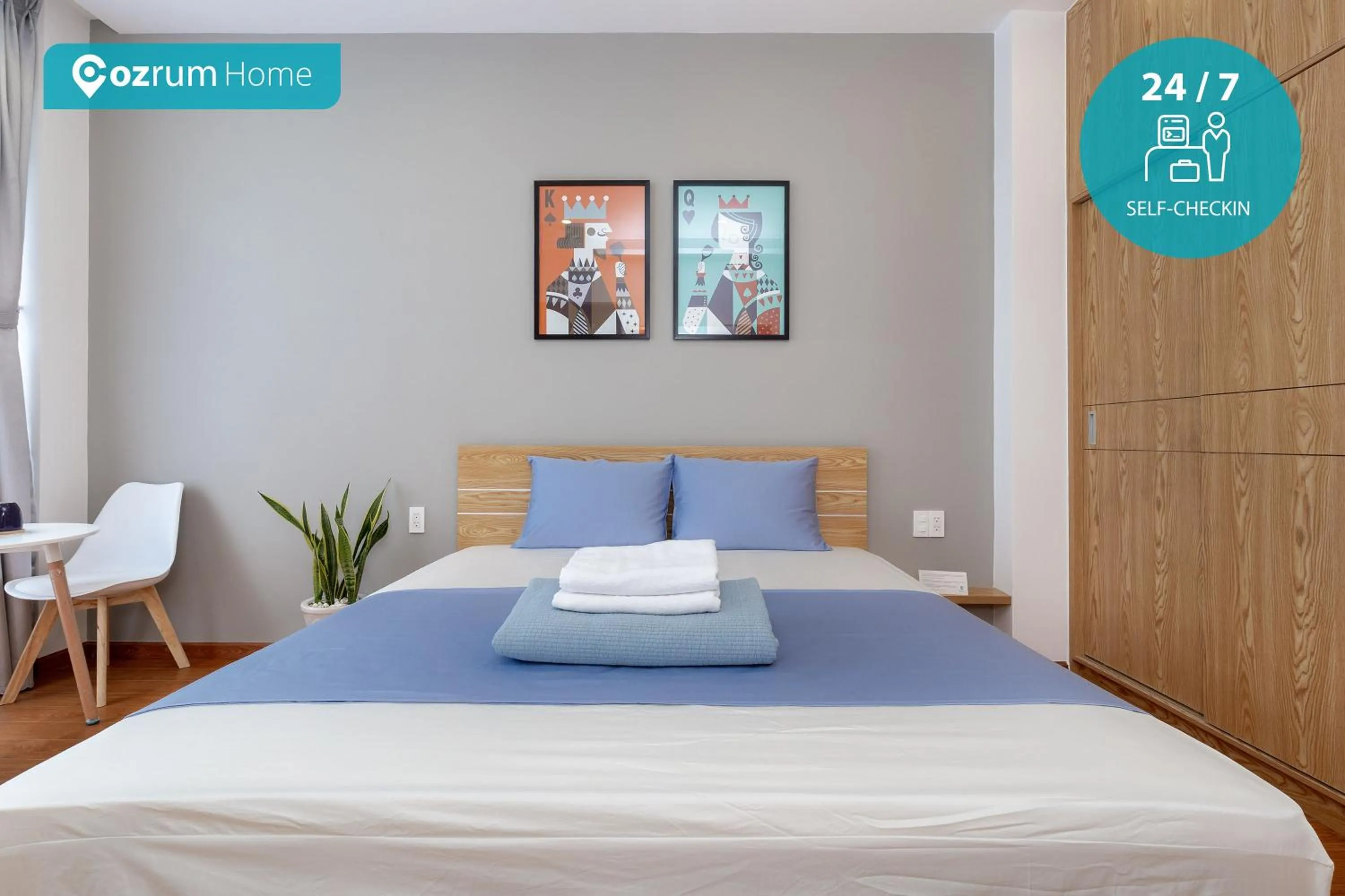 Bedroom, Bed in Cozrum Homes Lý Chính Thắng