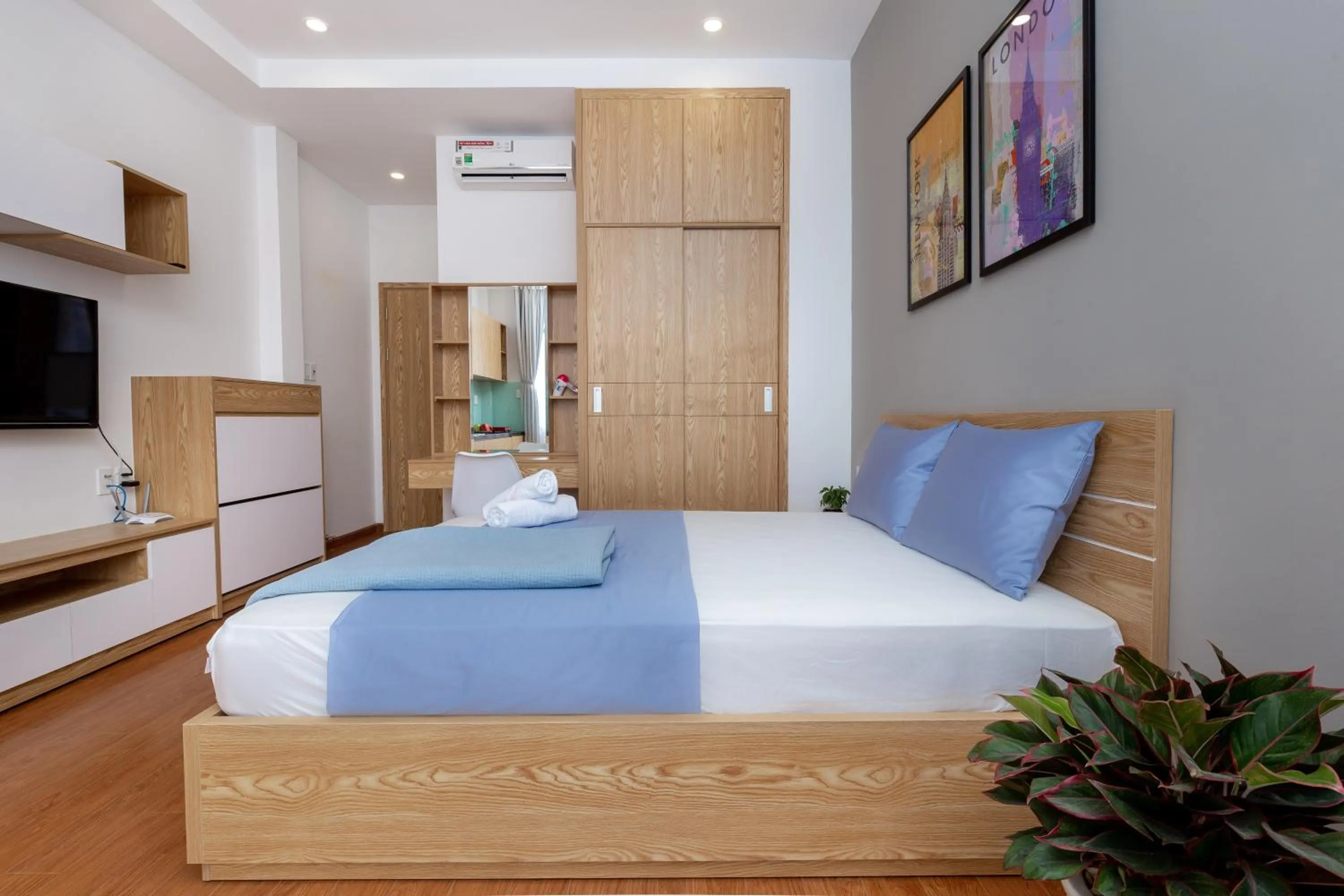 Bedroom, Bed in Cozrum Homes Lý Chính Thắng