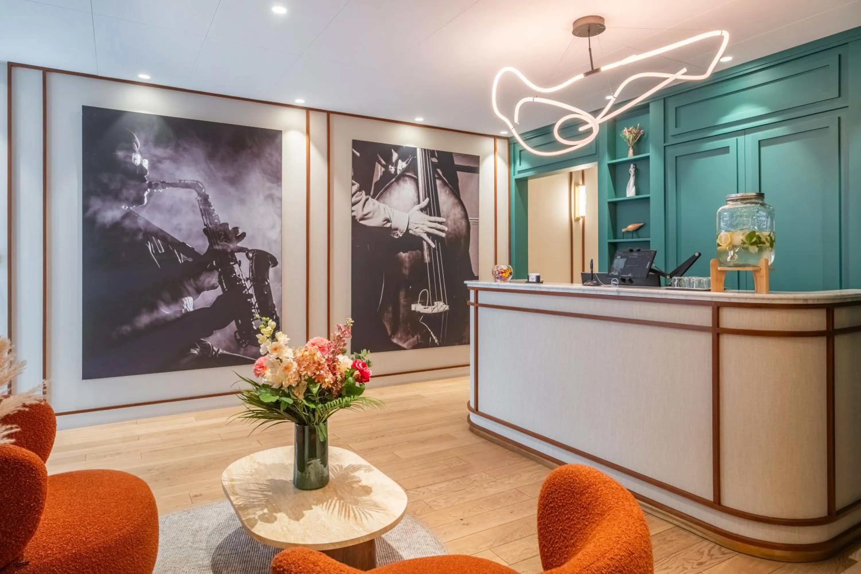 Lobby or reception in Dièse Hôtel Bastille
