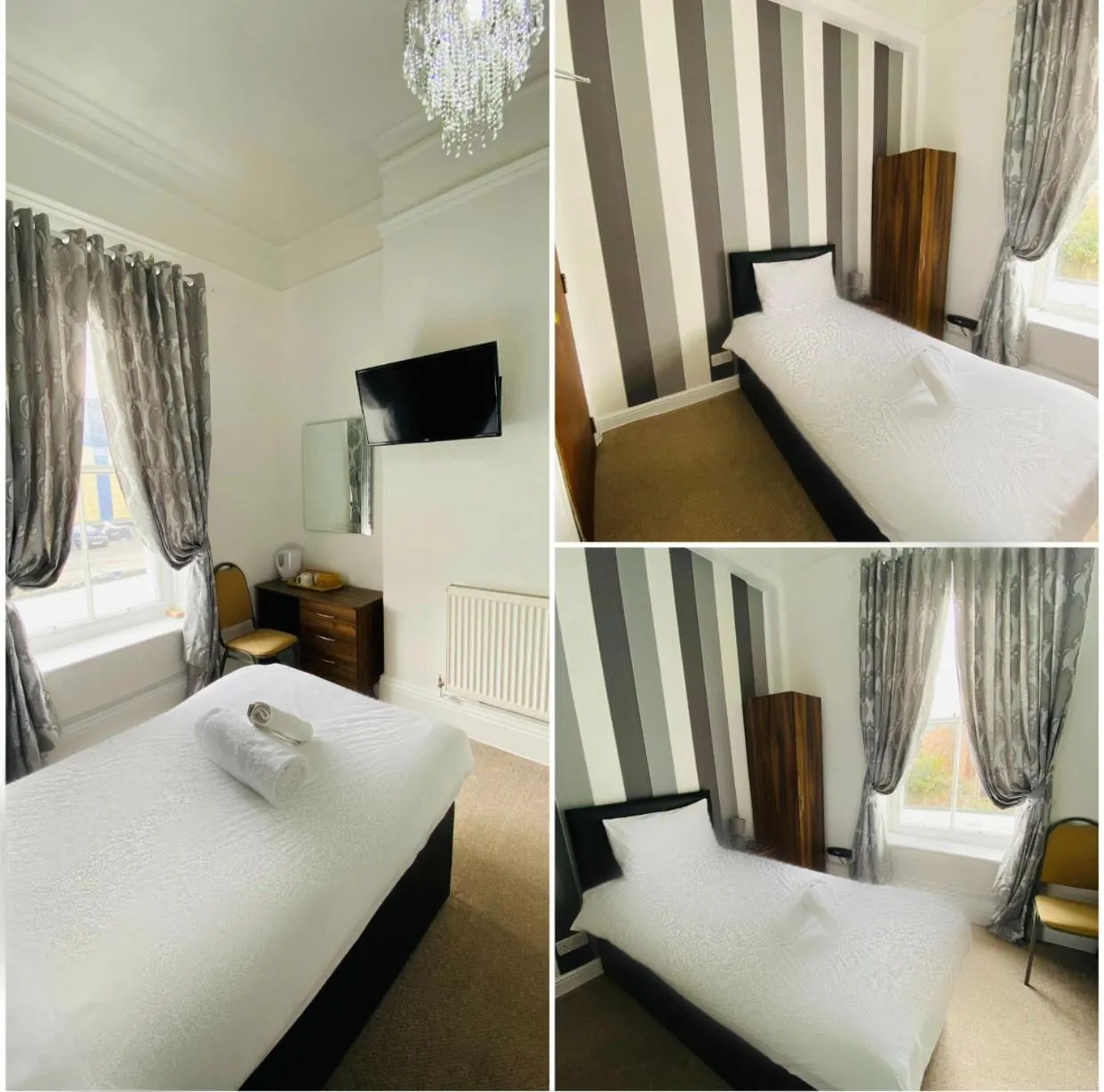 Bed in Four Oaks Hotel