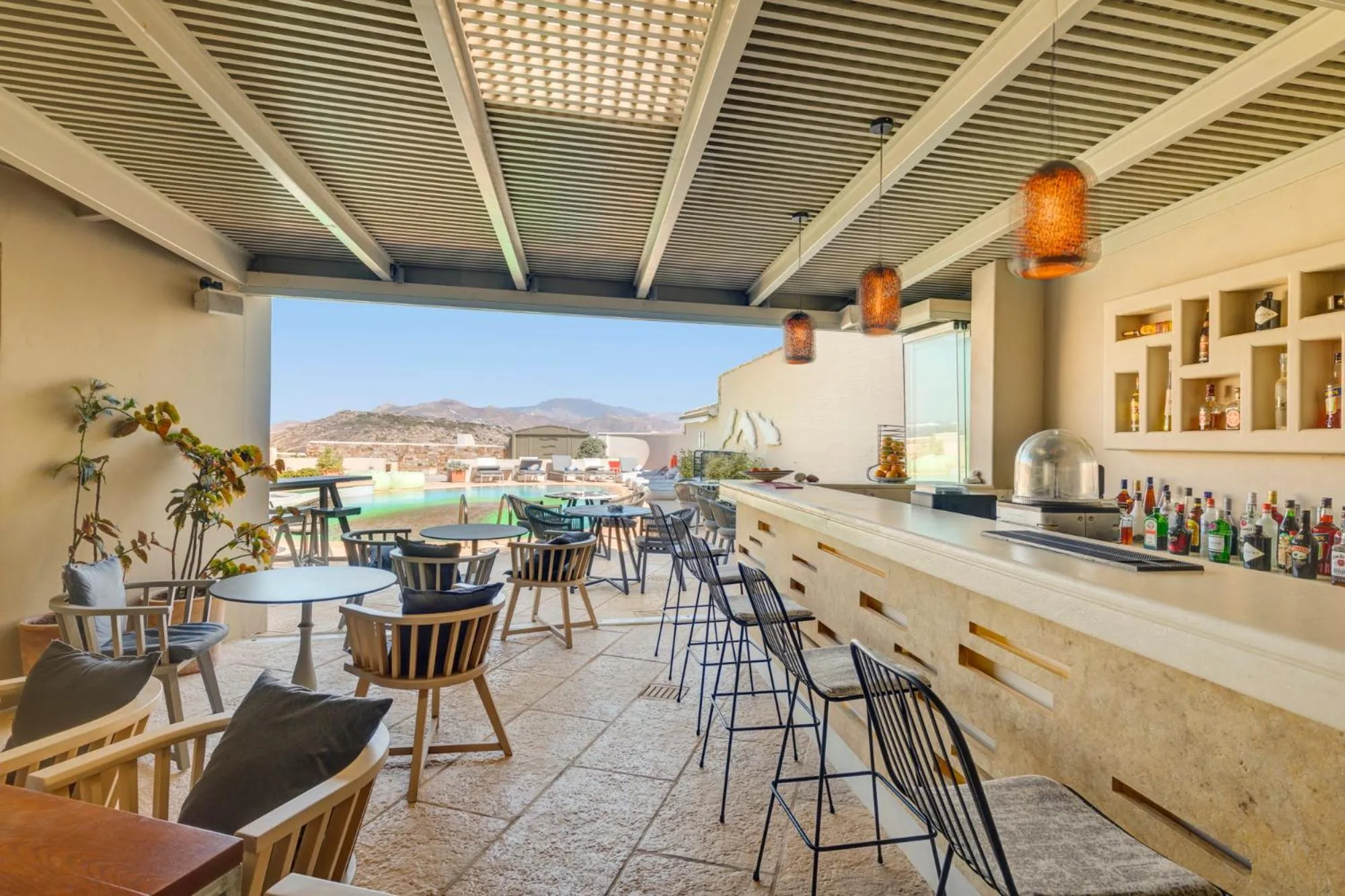 Restaurant/places to eat in Kouros Art Hotel - Designed for Adults