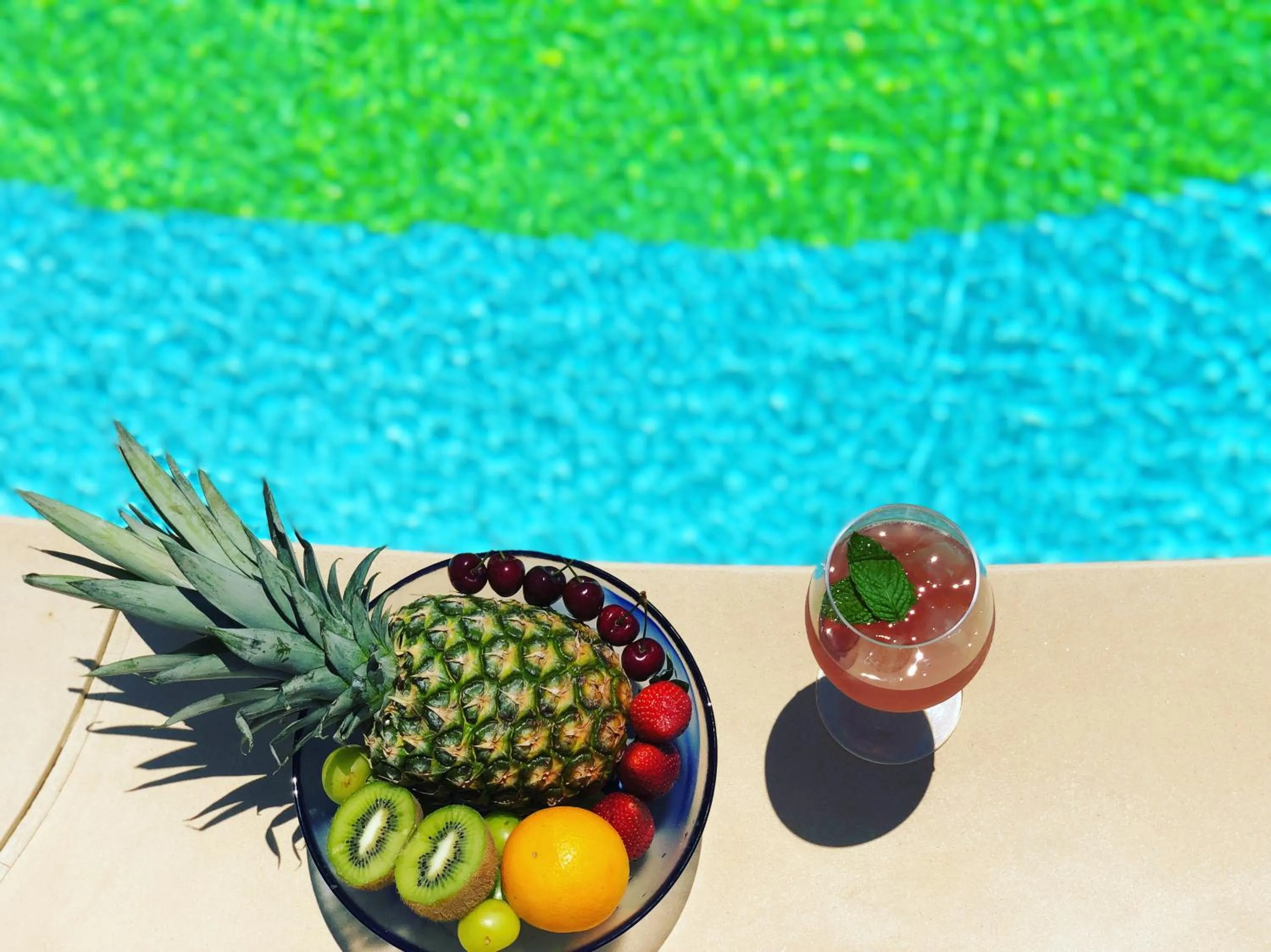 Swimming pool in Kouros Art Hotel - Designed for Adults