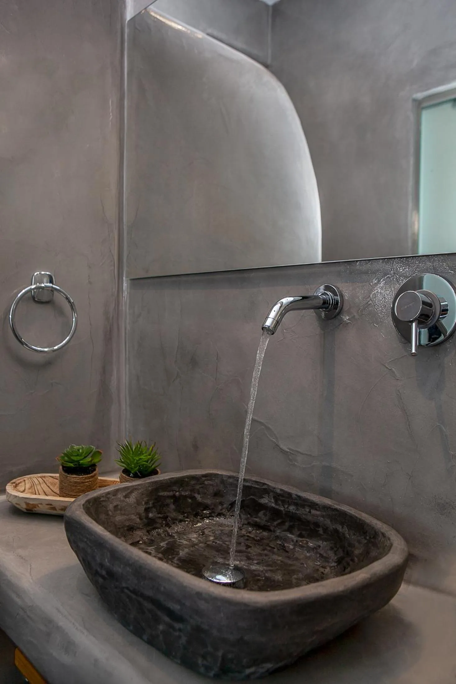 Bathroom in Beach Houses Santorini