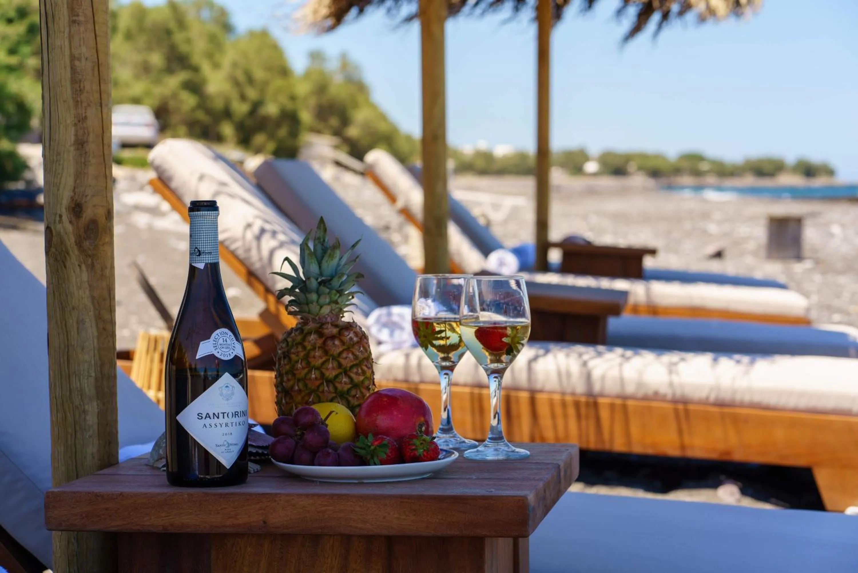 Decorative detail in Beach Houses Santorini