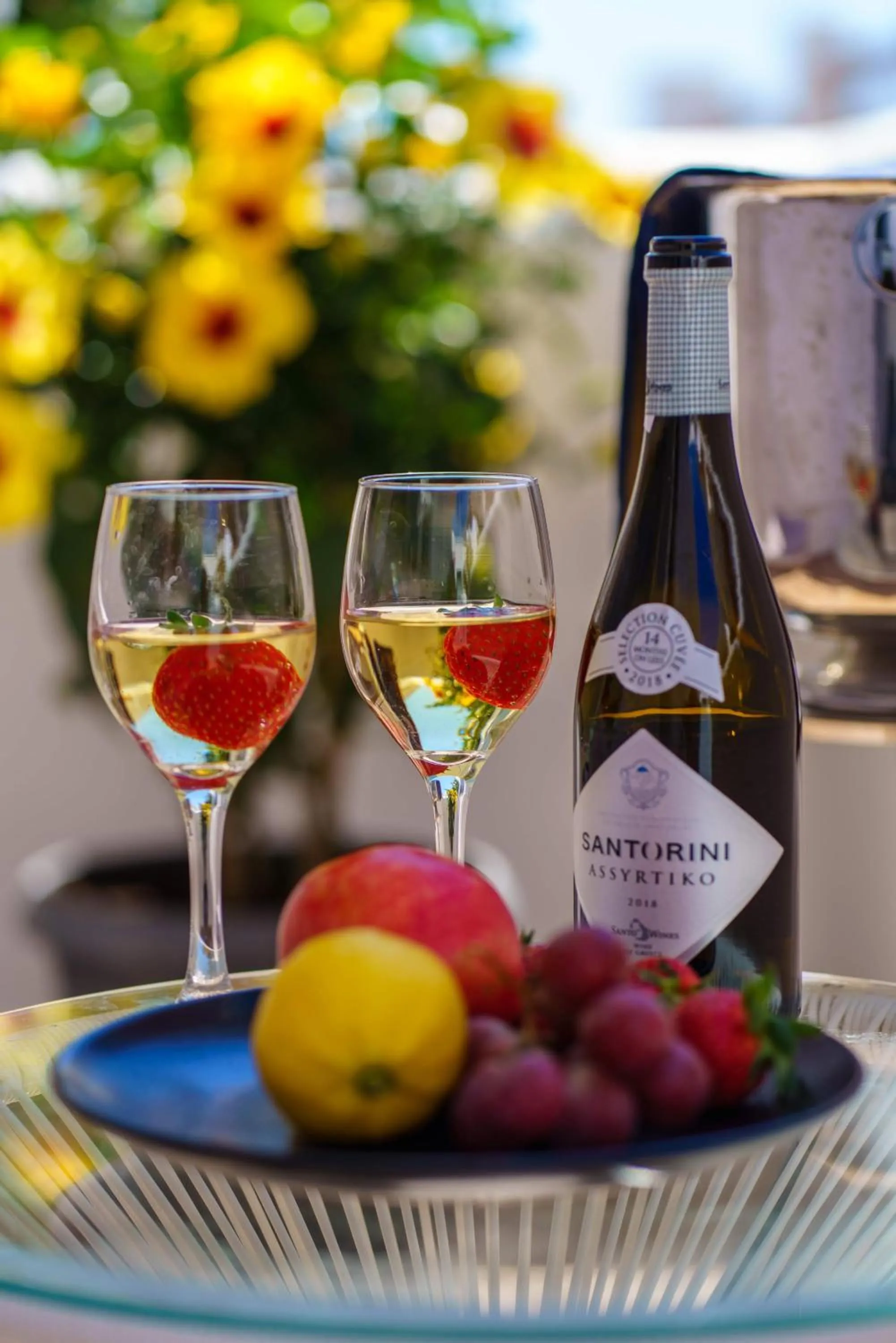 Balcony/Terrace in Beach Houses Santorini