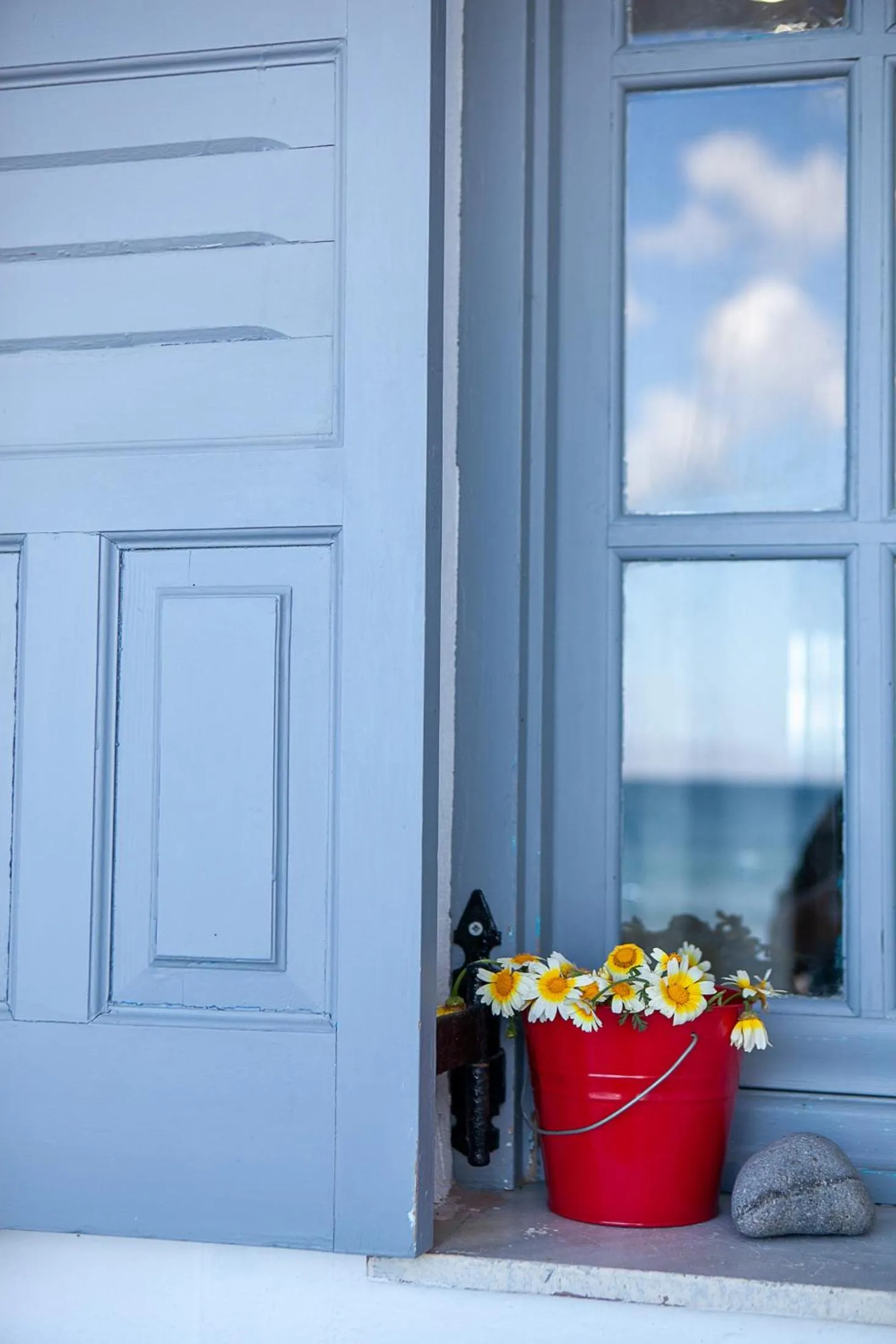 Decorative detail in Beach Houses Santorini