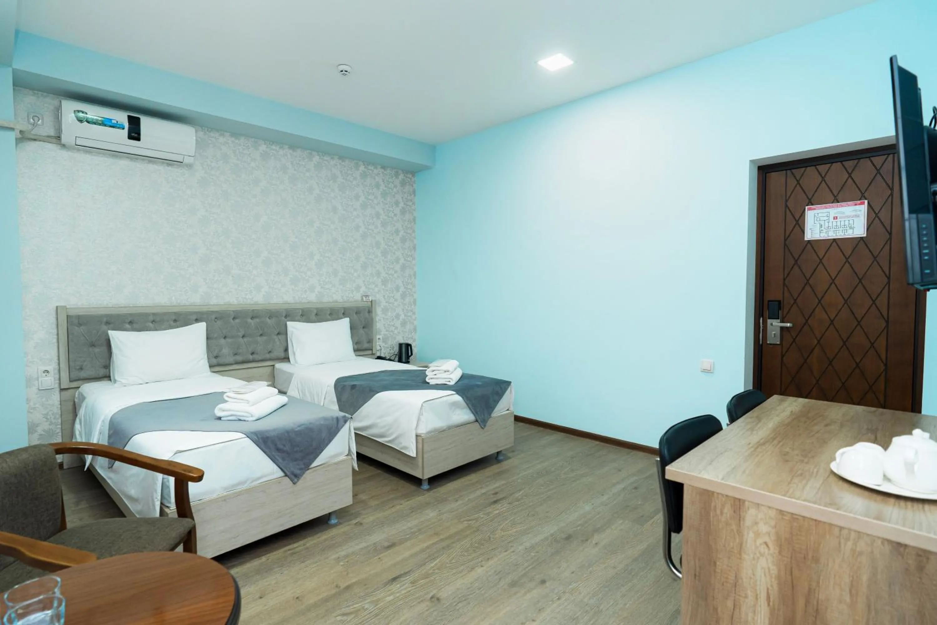 Bed in Diamond Hotel Tashkent