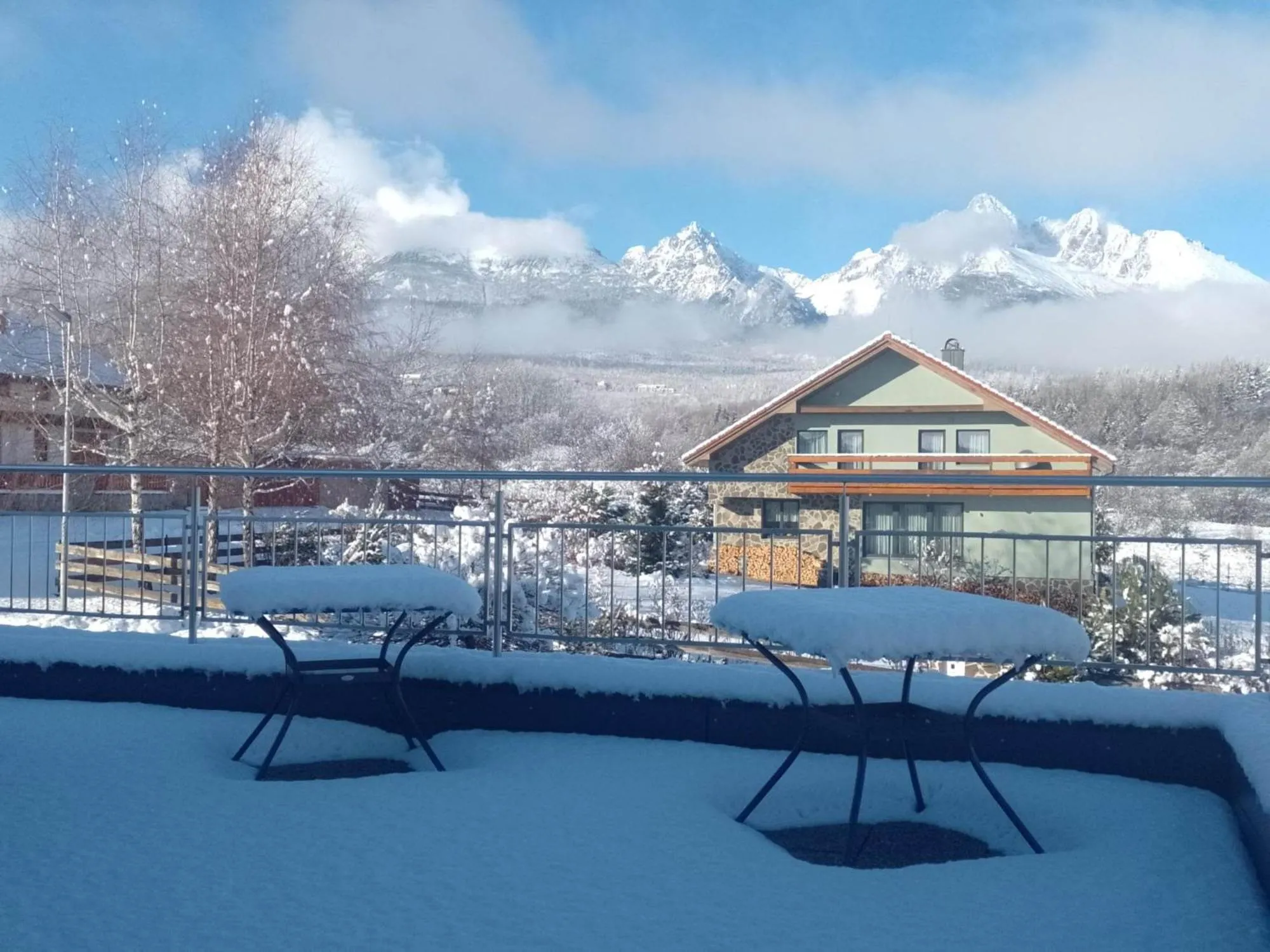 Winter in Apartmány Vista