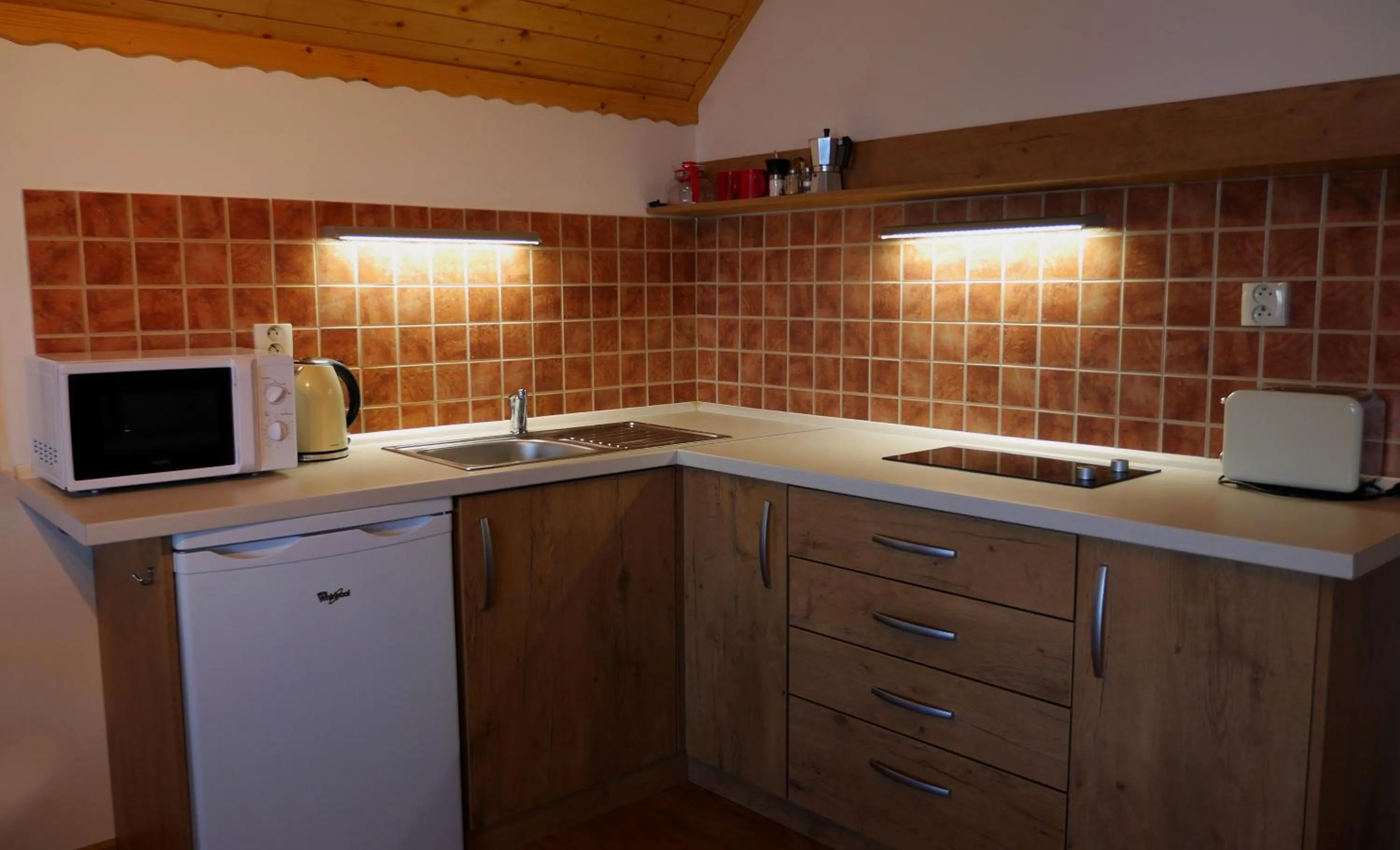 Kitchen or kitchenette in Apartmány Vista
