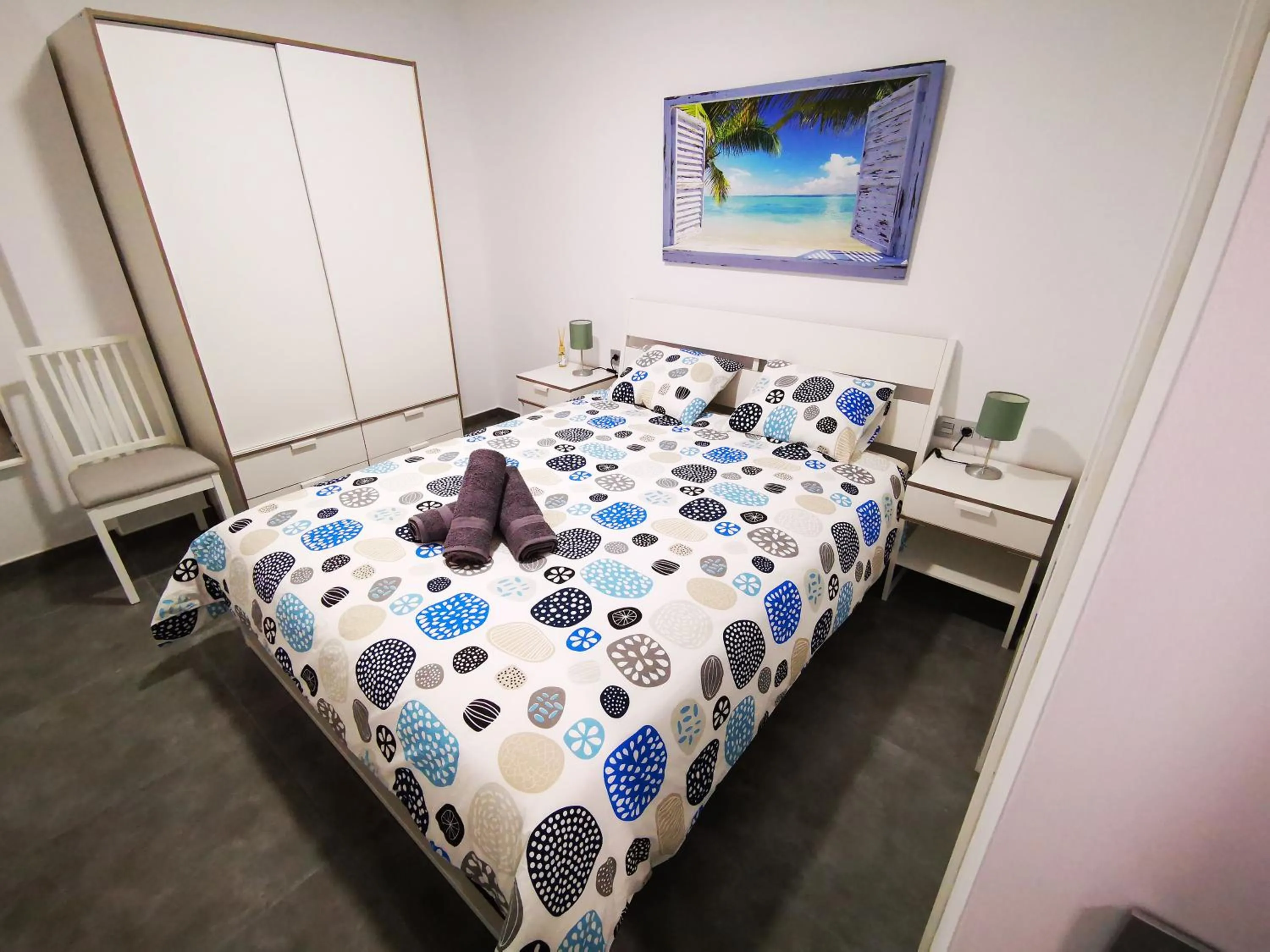 Bedroom, Bed in Relax in costa Adeje Appartamento 5 posti letto vicino Bus Stop